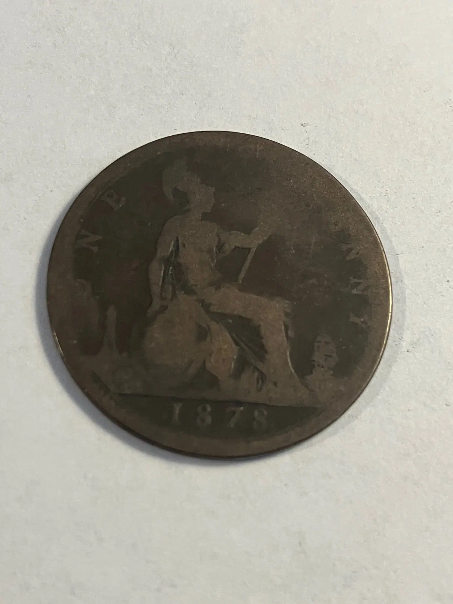 One Penny 1878 England