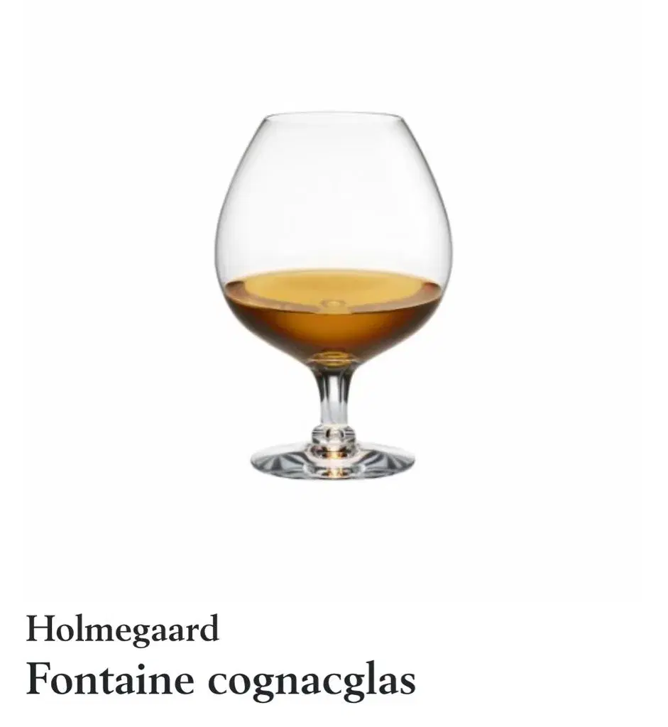 Holmegaard cognacglas