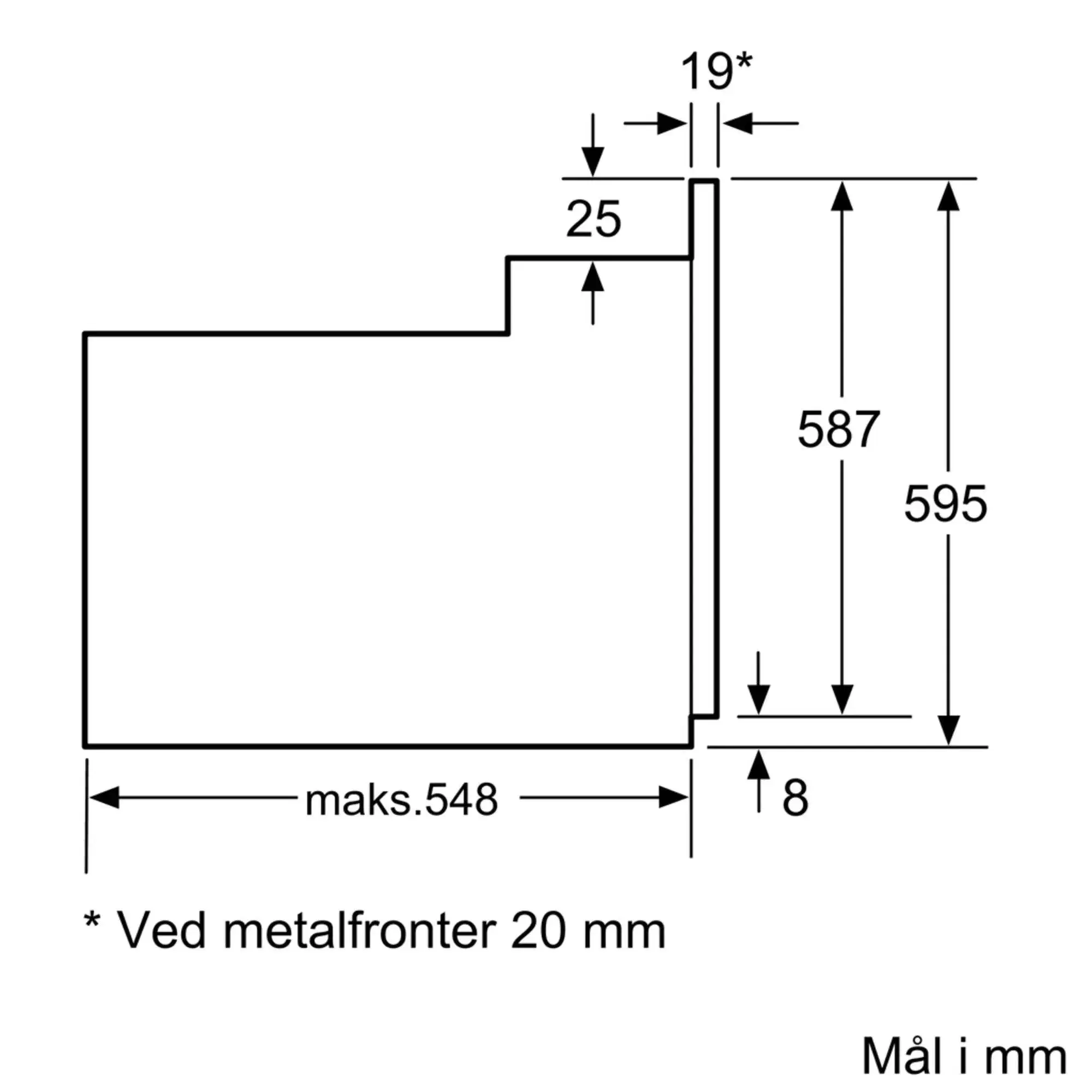 Siemens iQ700 HB76G1660S Indbygningsovn