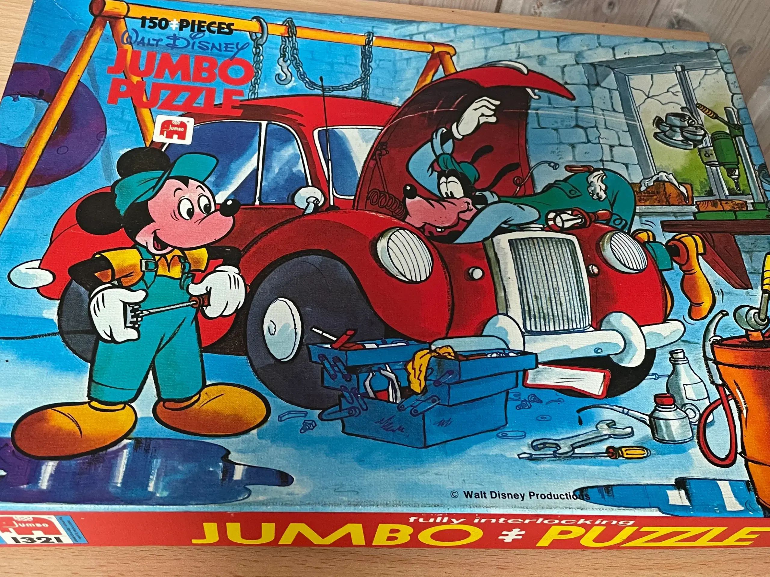 Puslespil - 150 brikker- Jumbo Puzzle ,Walt Disney