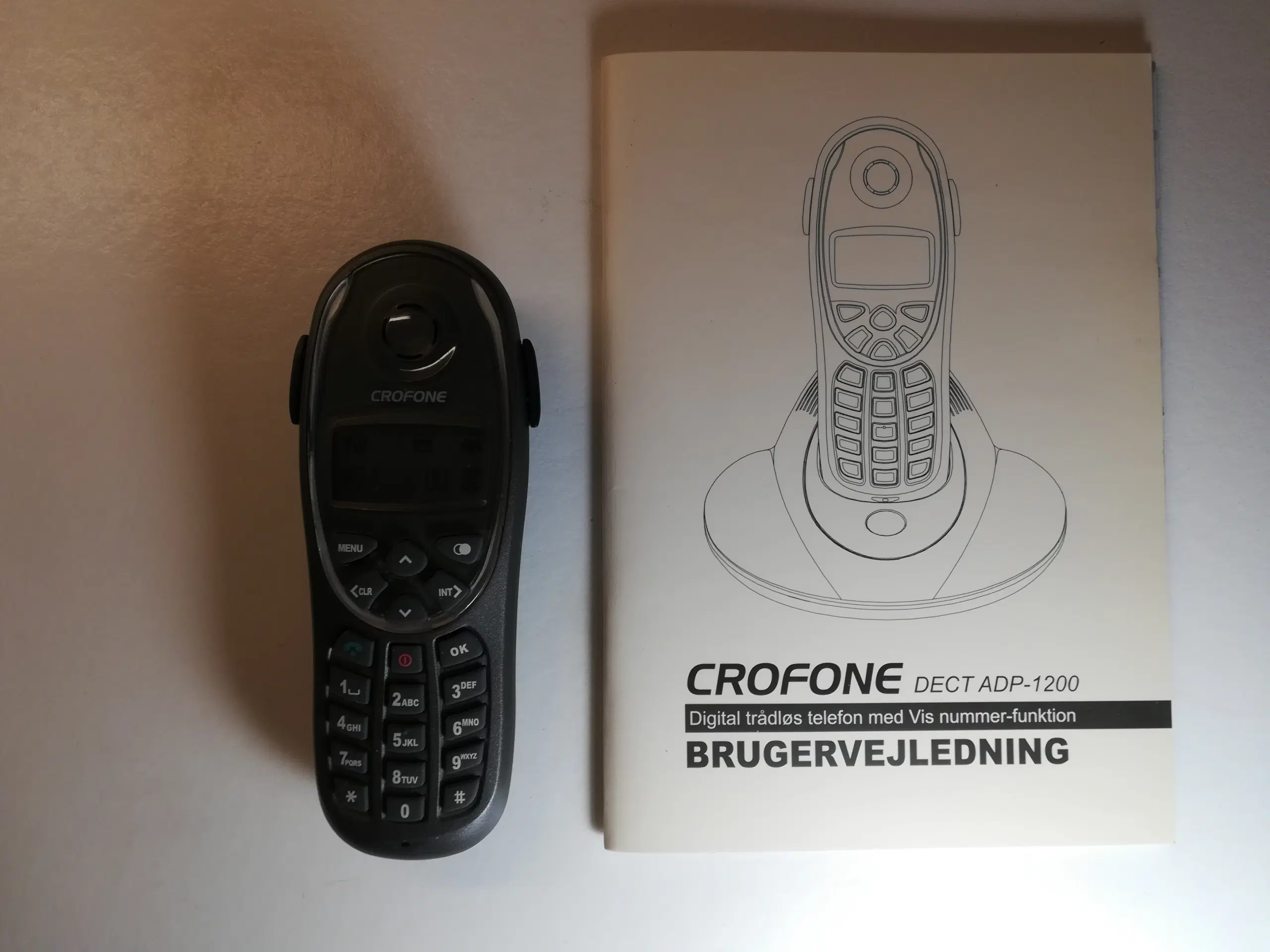 Crofone Dect ADP-1200 trådløs fastnettelefon