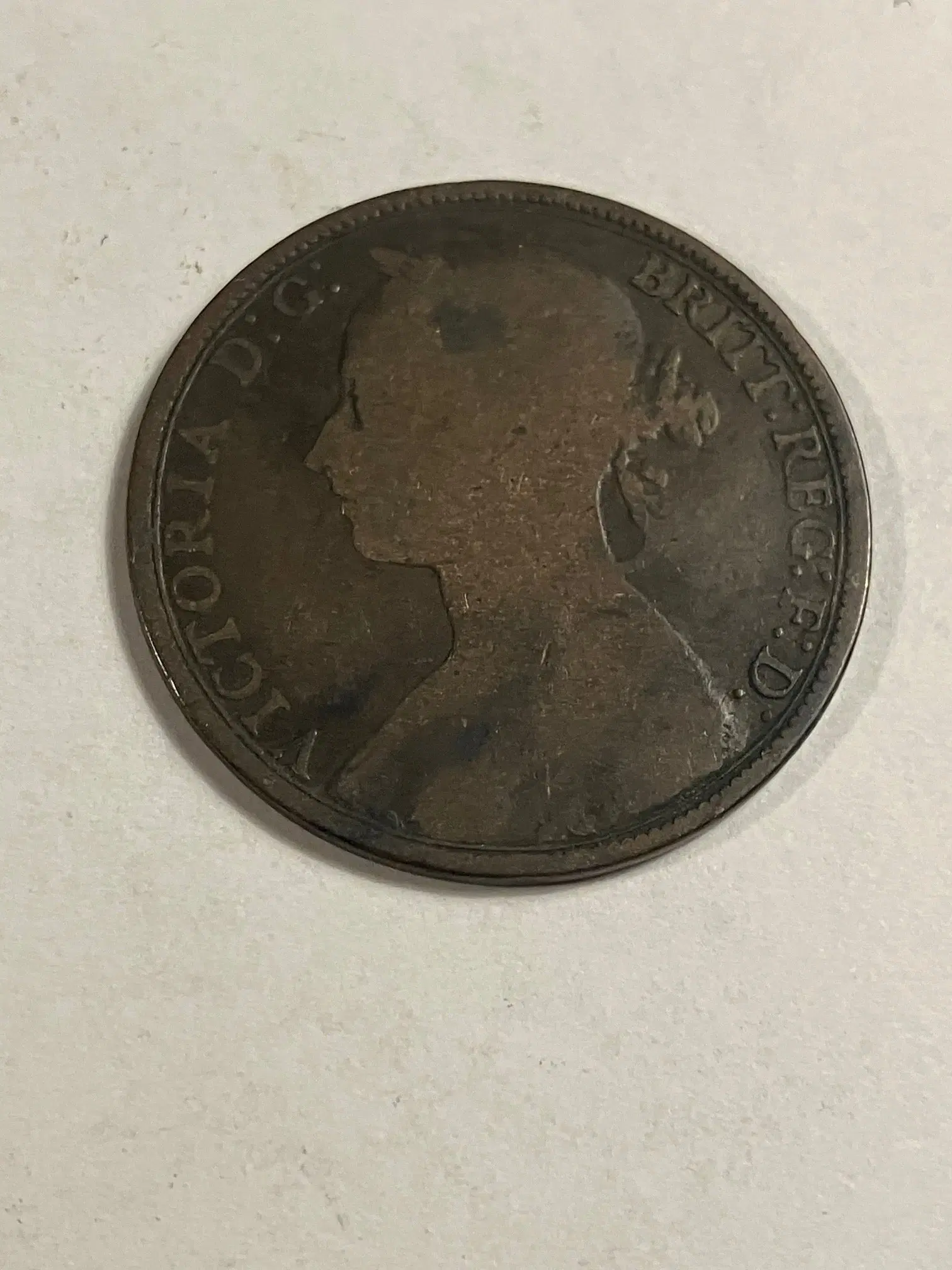 One Penny 1893 England