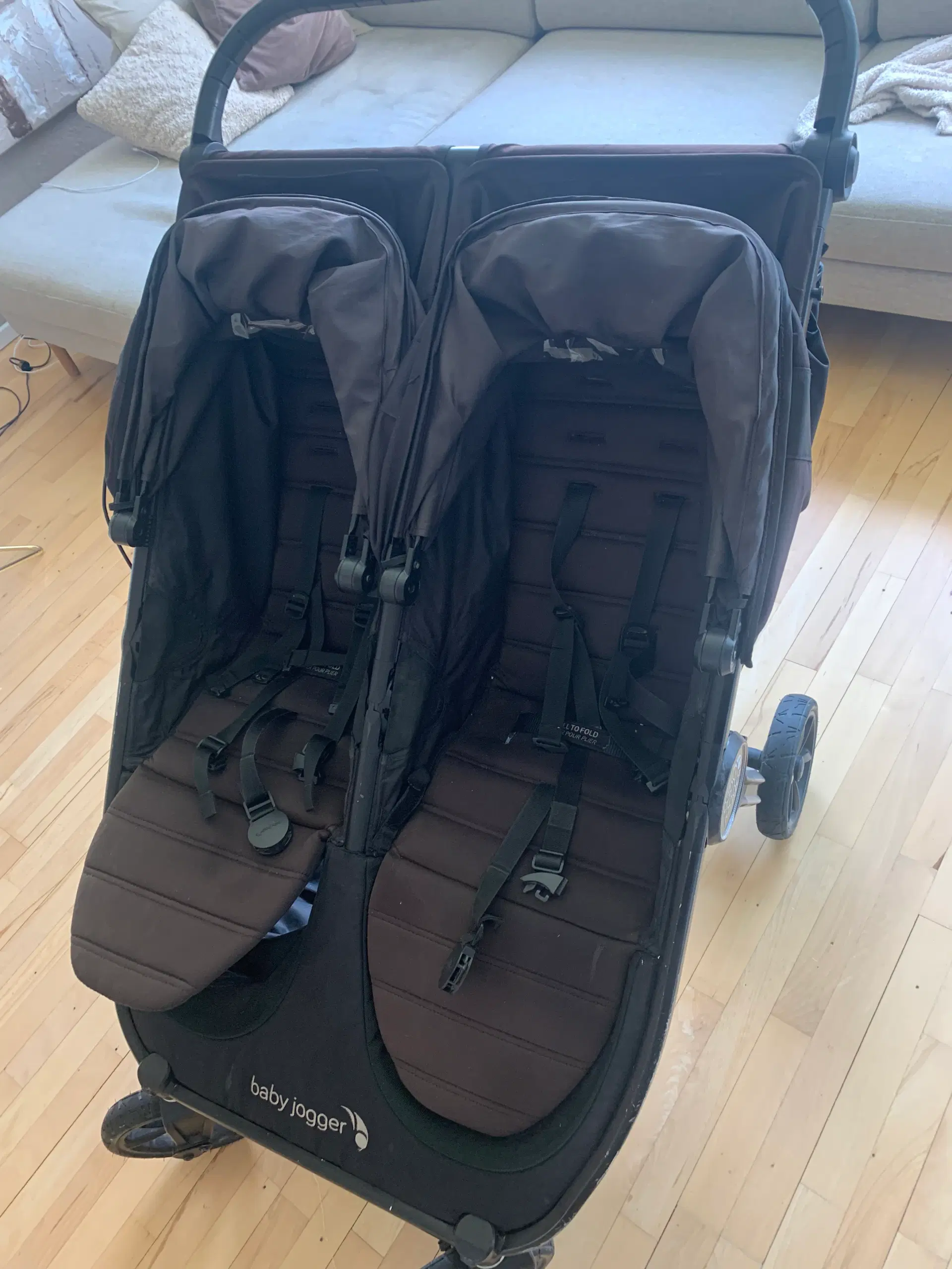 Baby Jogger Klapvogn - City Mini GT2 Double - Jet