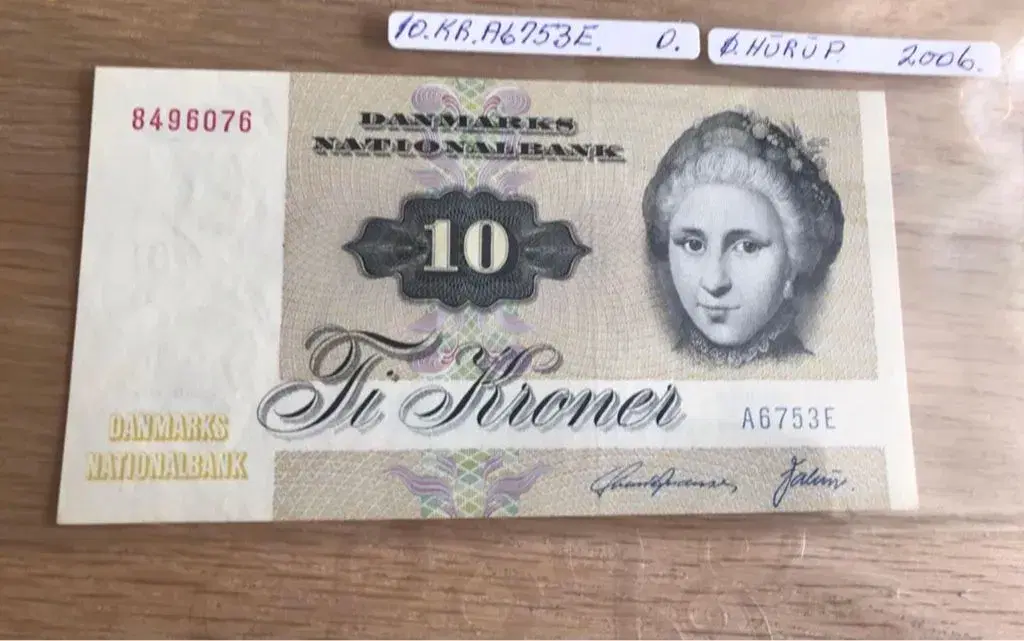 10 kr sedler 1972 serien