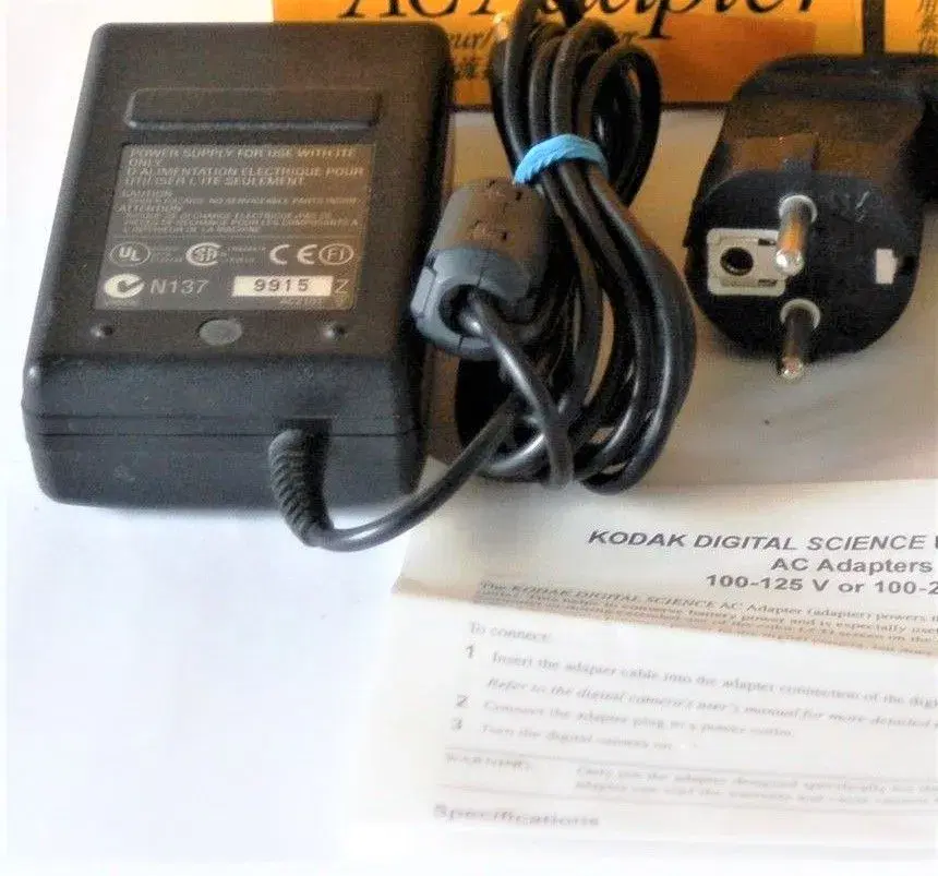 Kodak 190-9282 AC/DC Adapter Strømforsyning