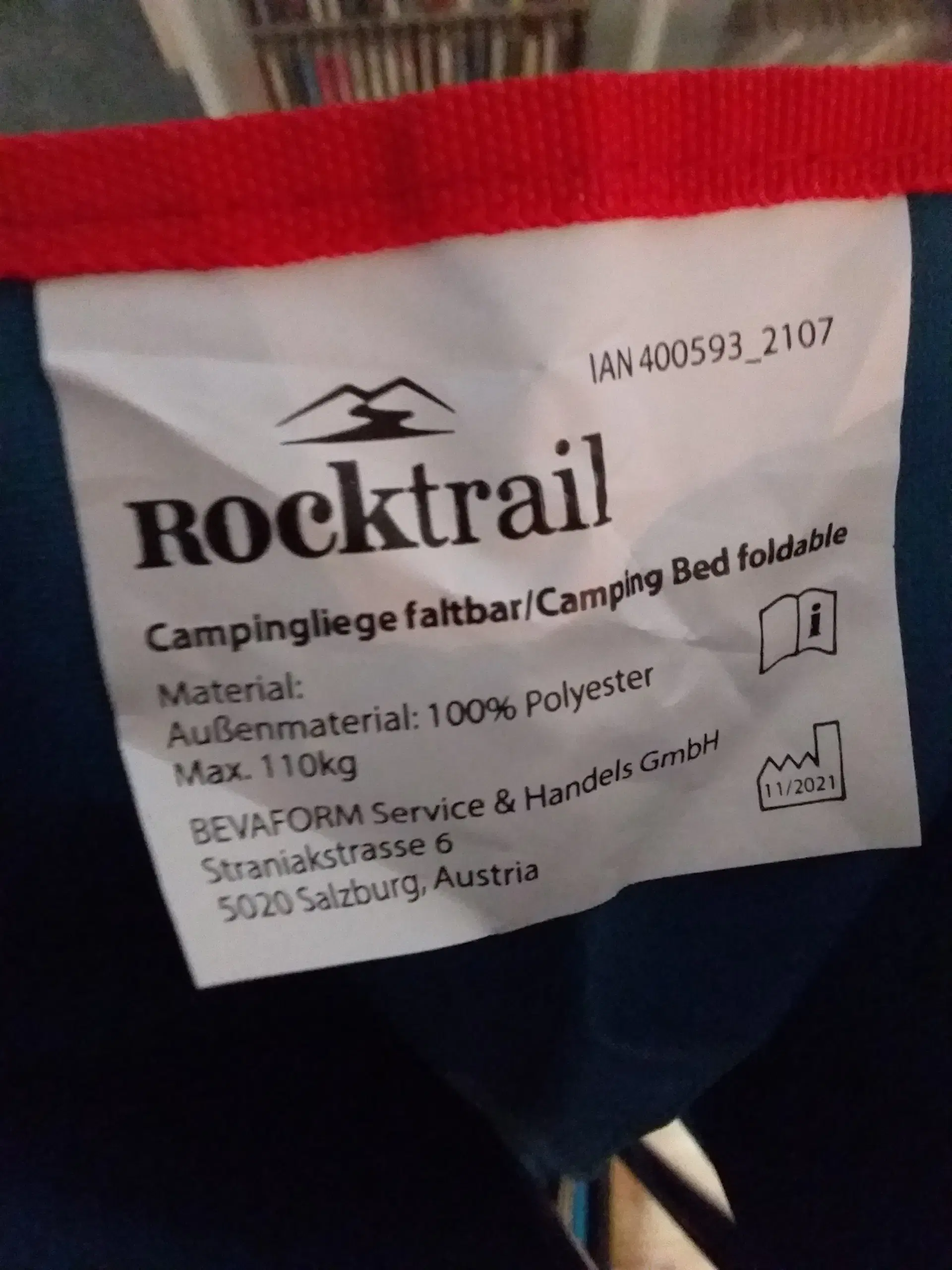 Sammenklappelig Campingseng (rocktrail)