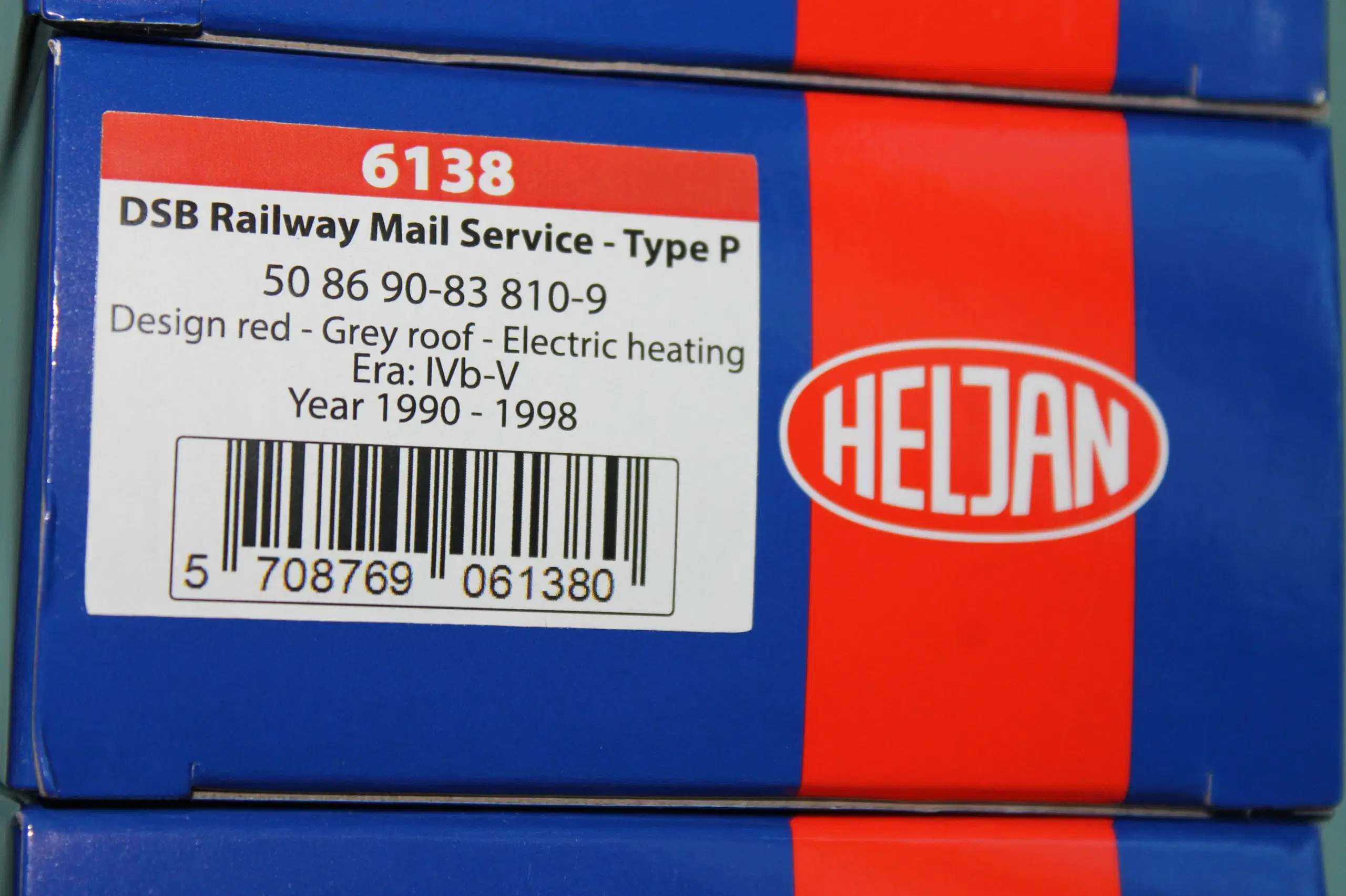 Heljan H0 6138  DSB Postvogn