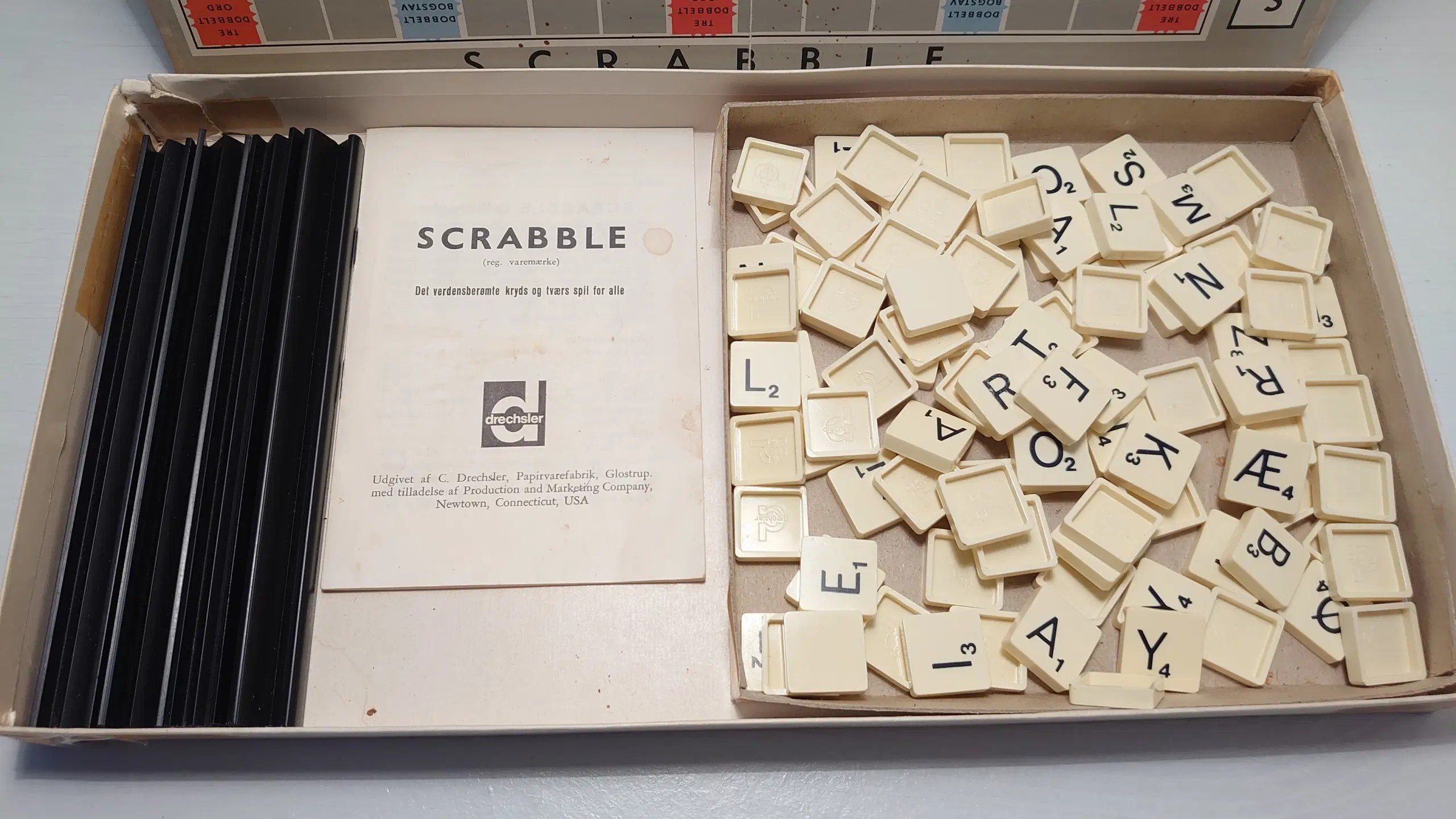 Komplet Scrabble ca 1970 Drechsler nr 259