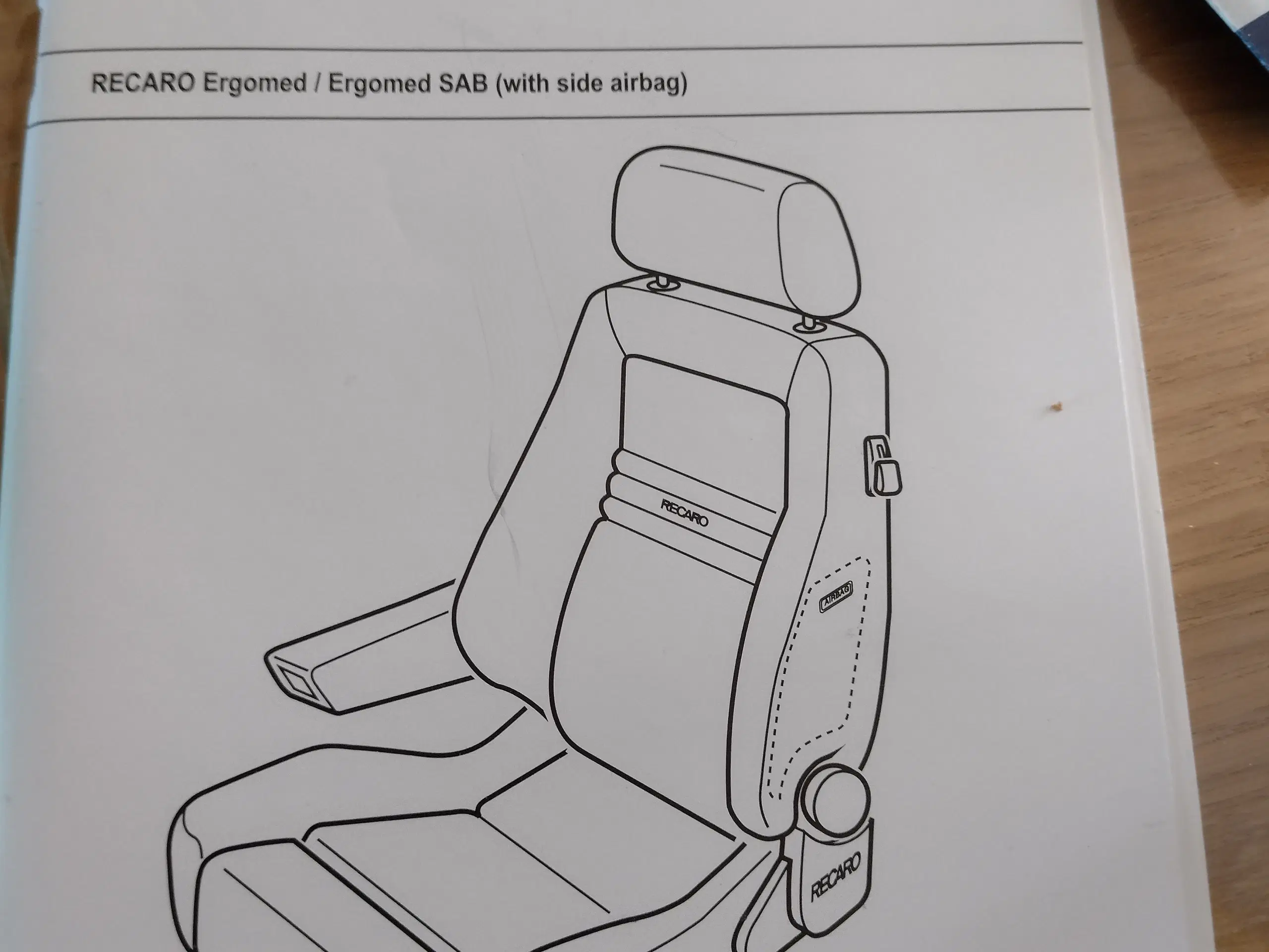 Ergonomisk Recaro sæde