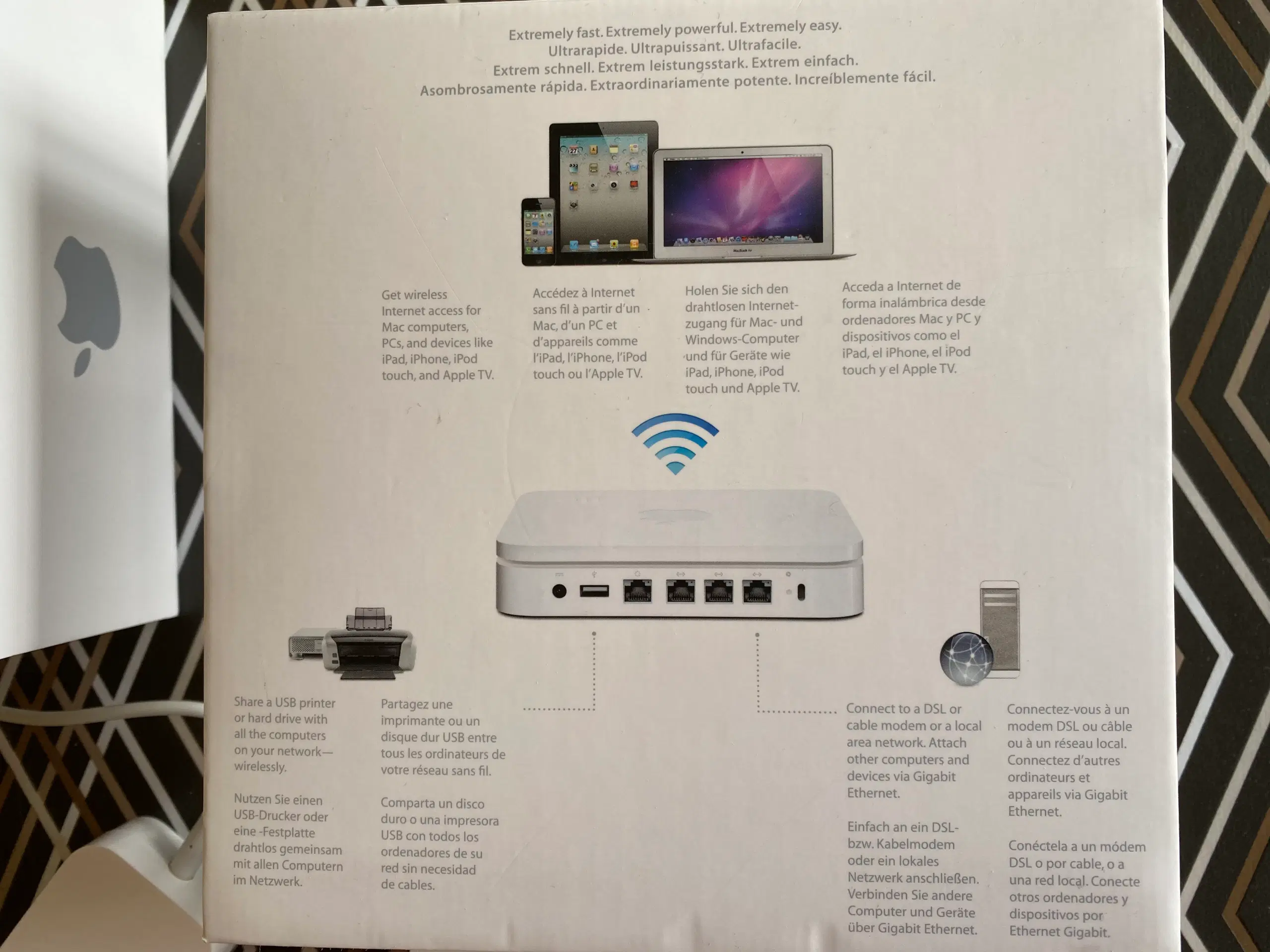  Airport Extreme Router i original æske