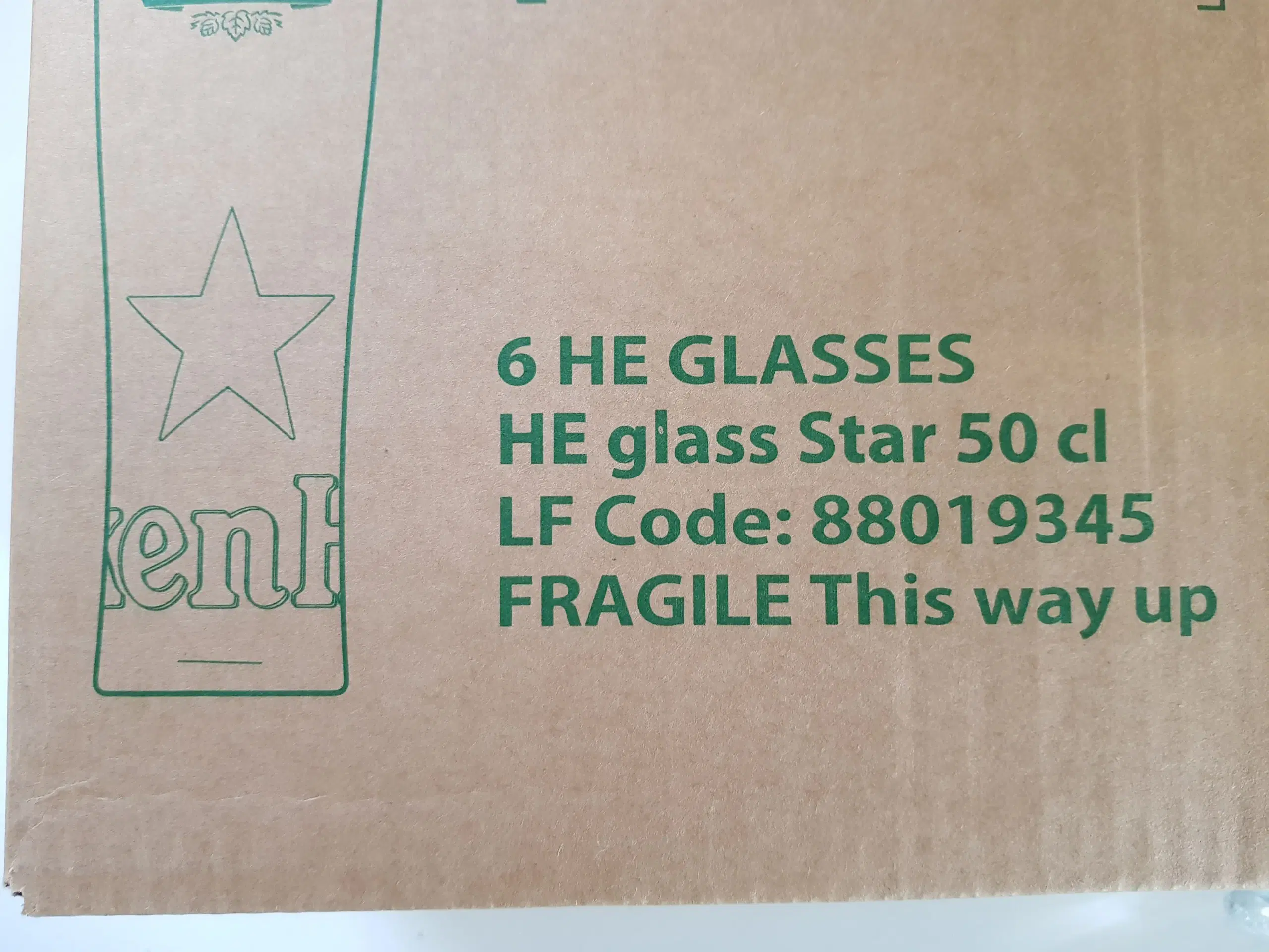 Ølglas Heineken