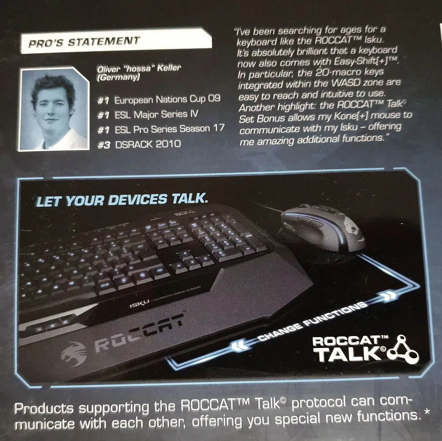 ROCCAT Isku Illuminated gaming tastatur