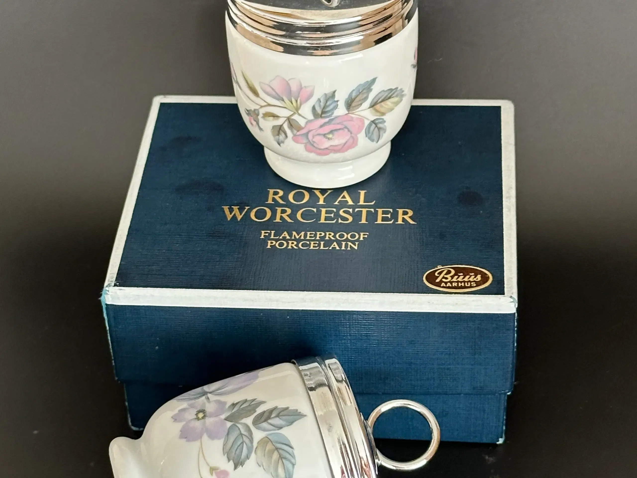 ROYAL WORCESTER Egg Coddler sæt sælges