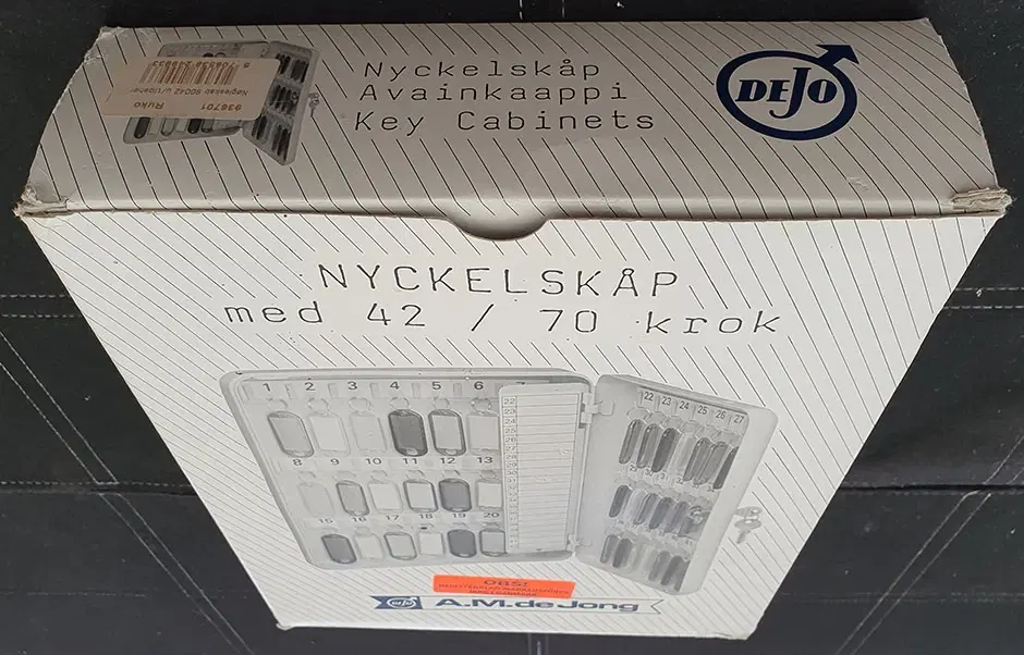 Nøgleskab Ruko 40042 Nyt i original emballage