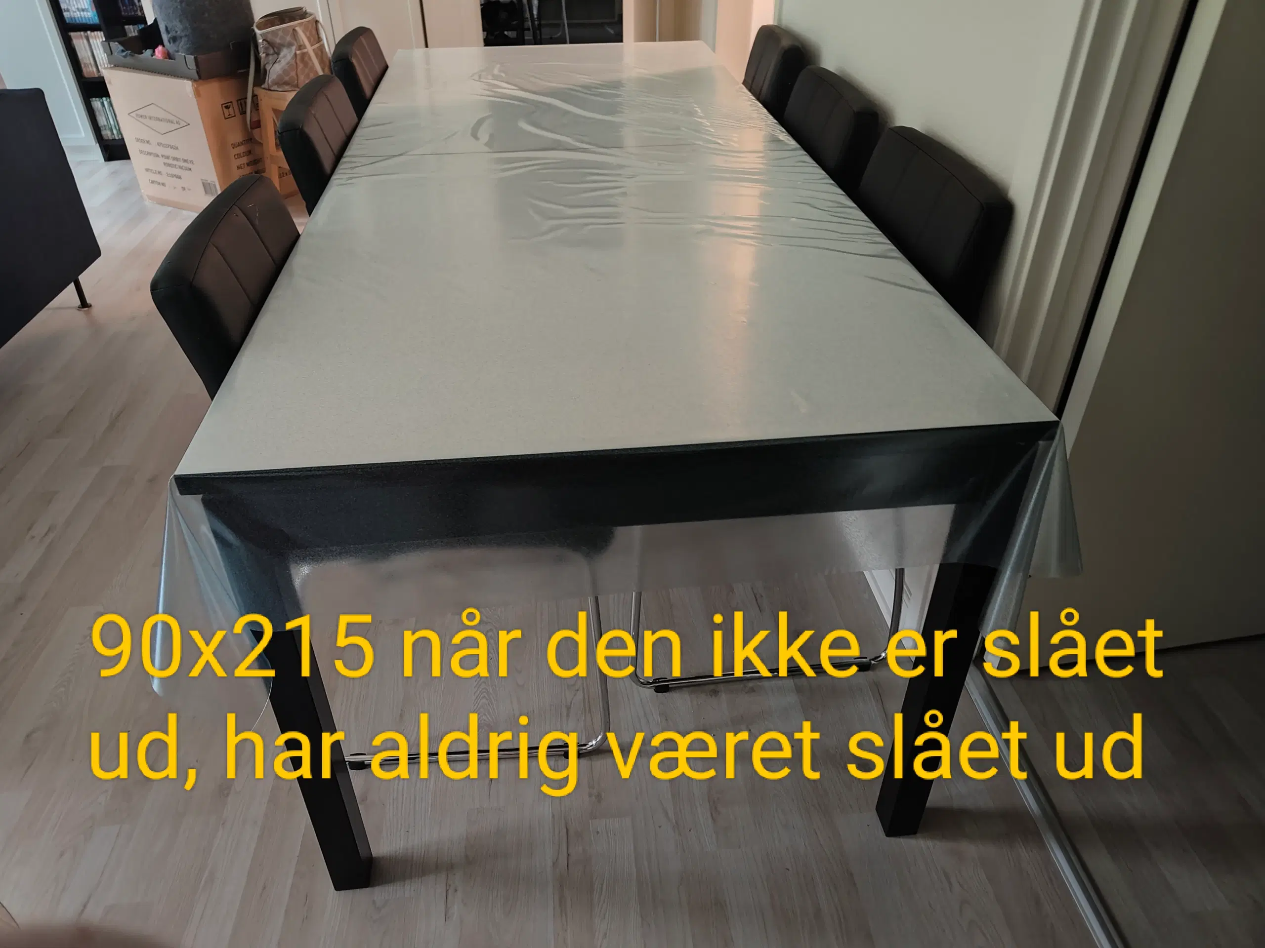 Spisebord kan slåes ud