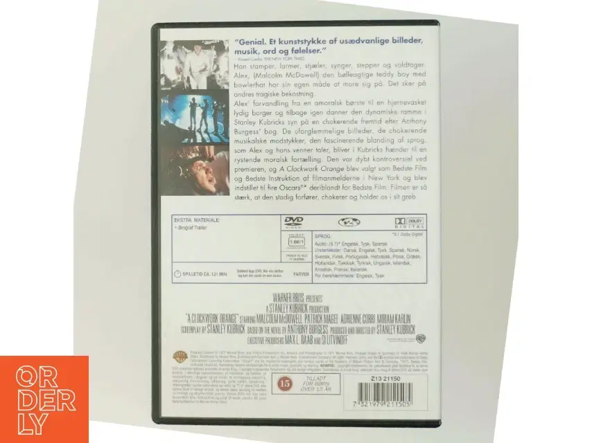 Clockwork orange Dvd