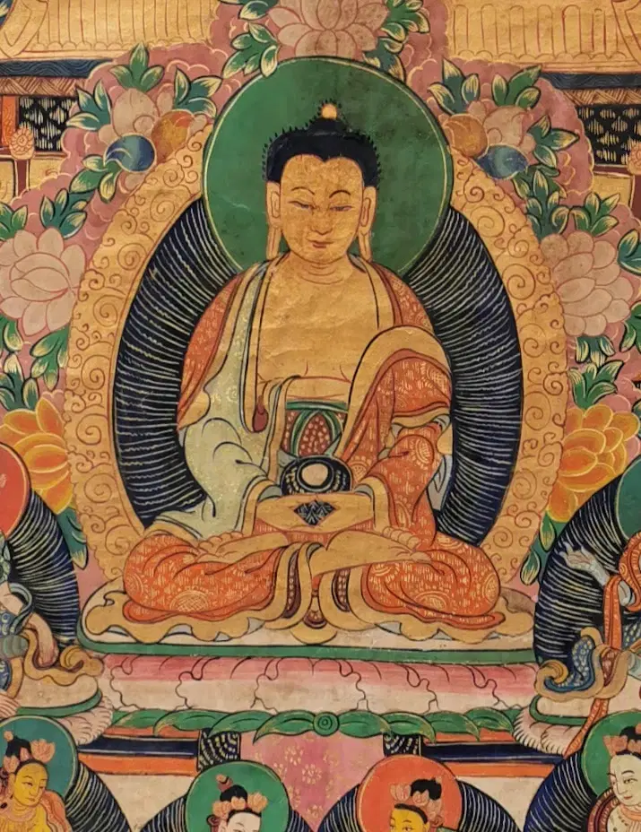 Antik Tibetansk Thangka