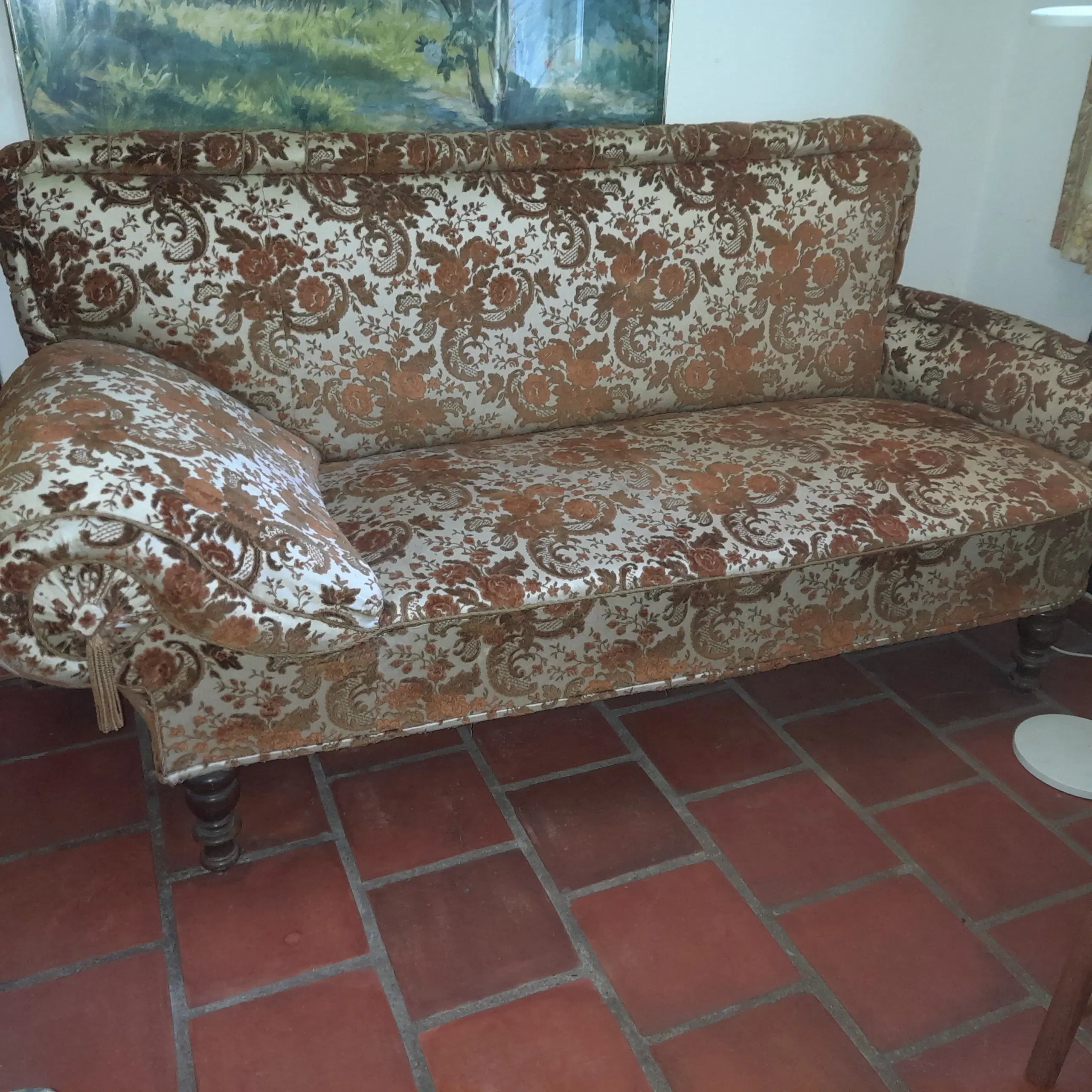 Chaisselong sofa over 100 år