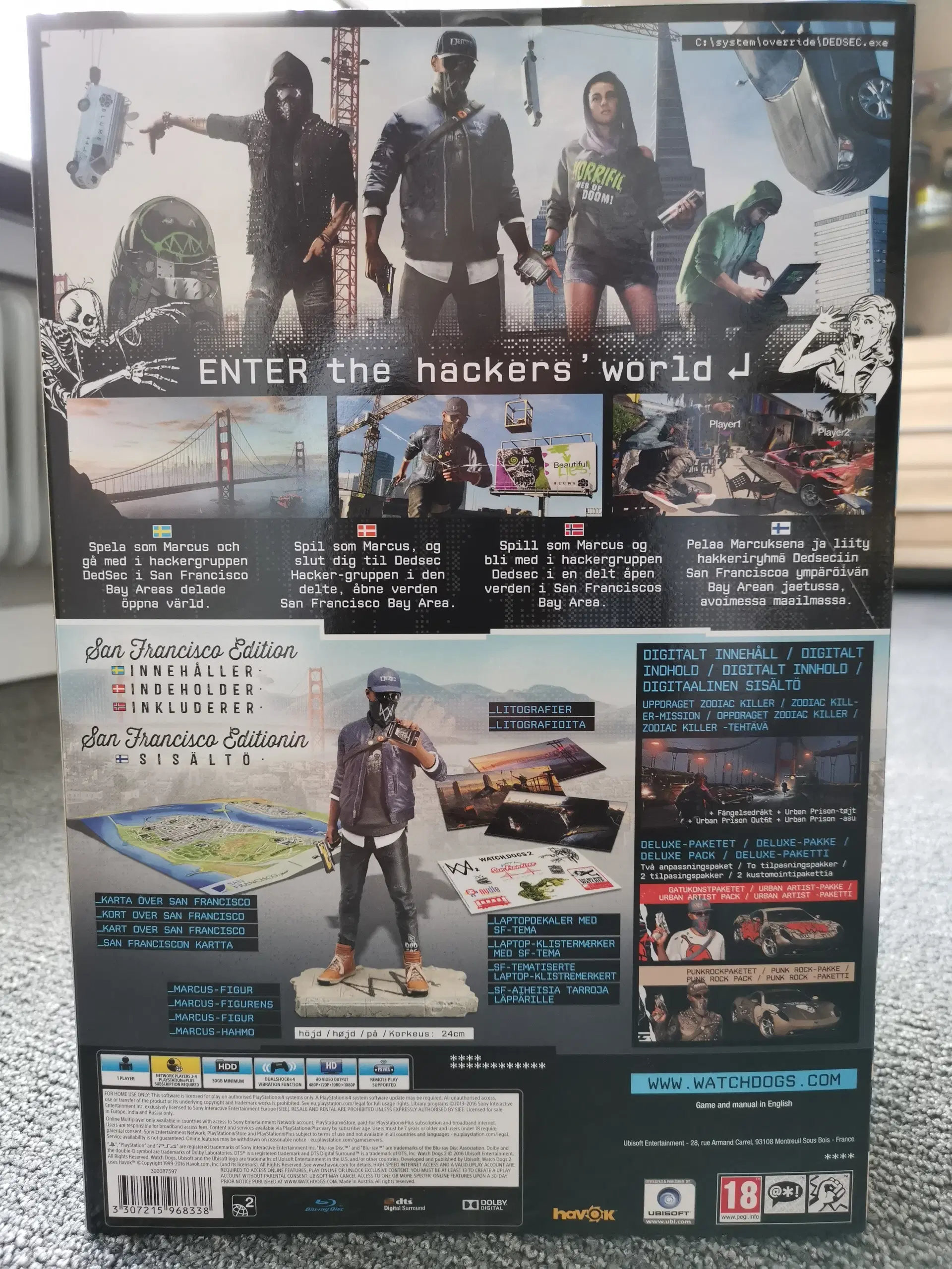 Watch dogs 2 San Francisco edition ps4