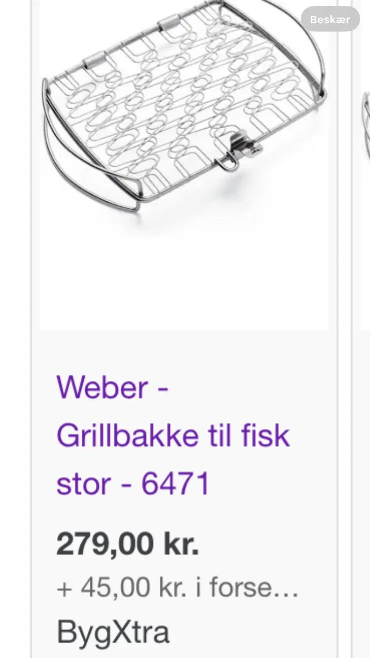 Weber original grill røgsæt