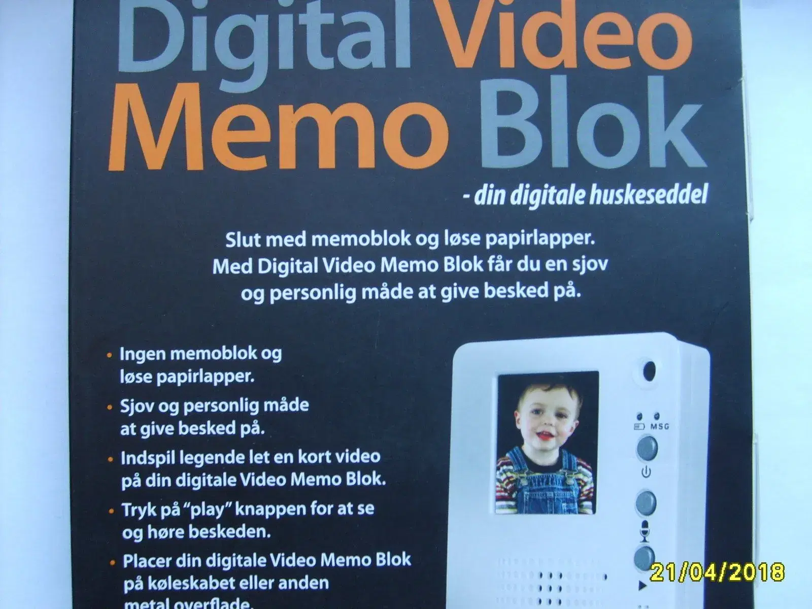 Digital Video Memo Blok inPlay fra OFFICE ONE