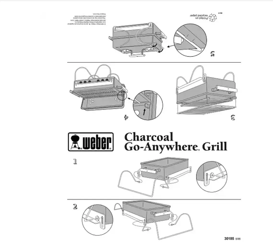 WEBER GO-ANYWHERE KULGRILL