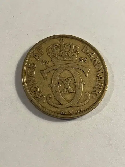 1 krone 1936 Danmark