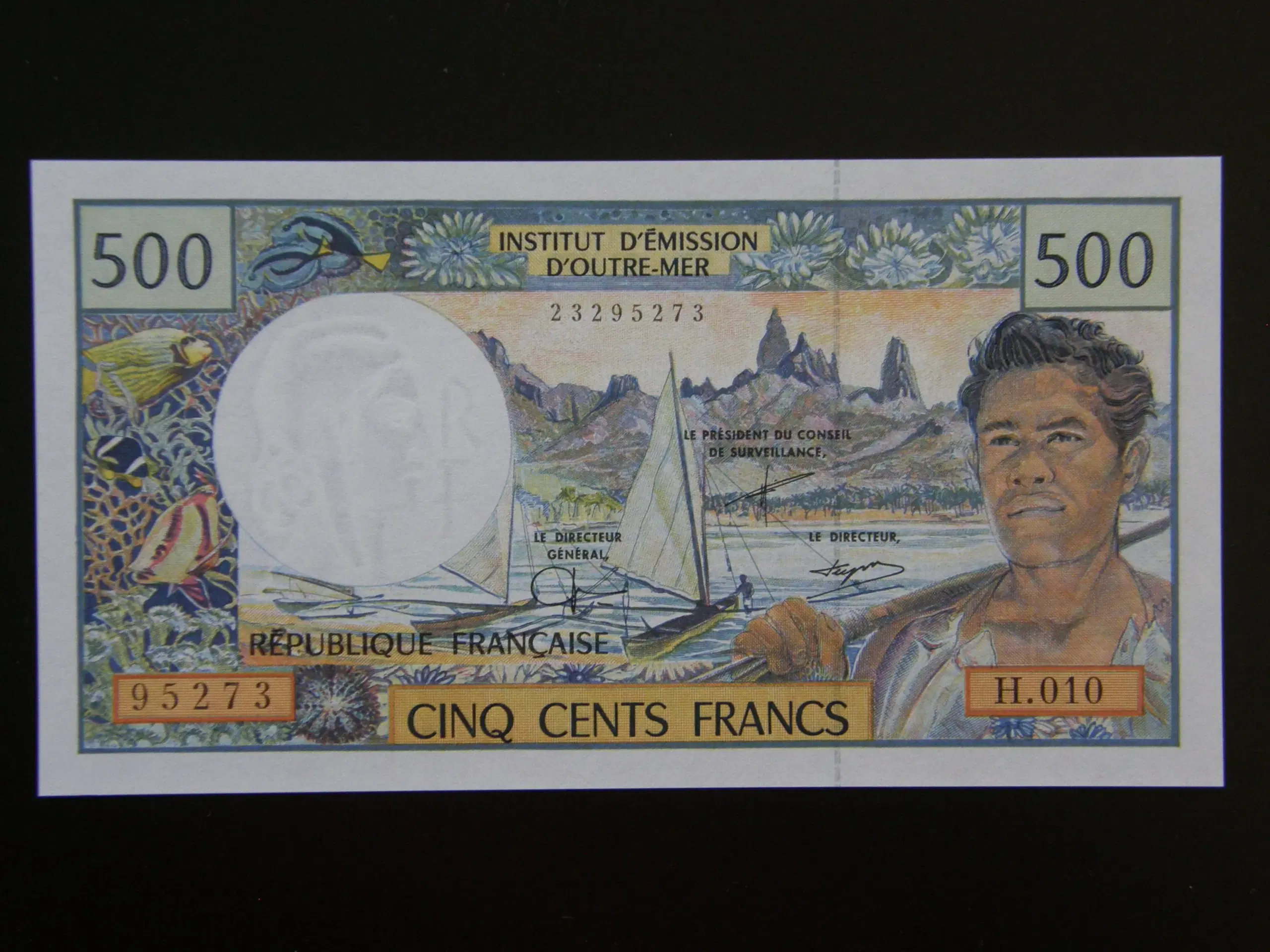 French Pacific Territories  500 Francs 1992 Unc