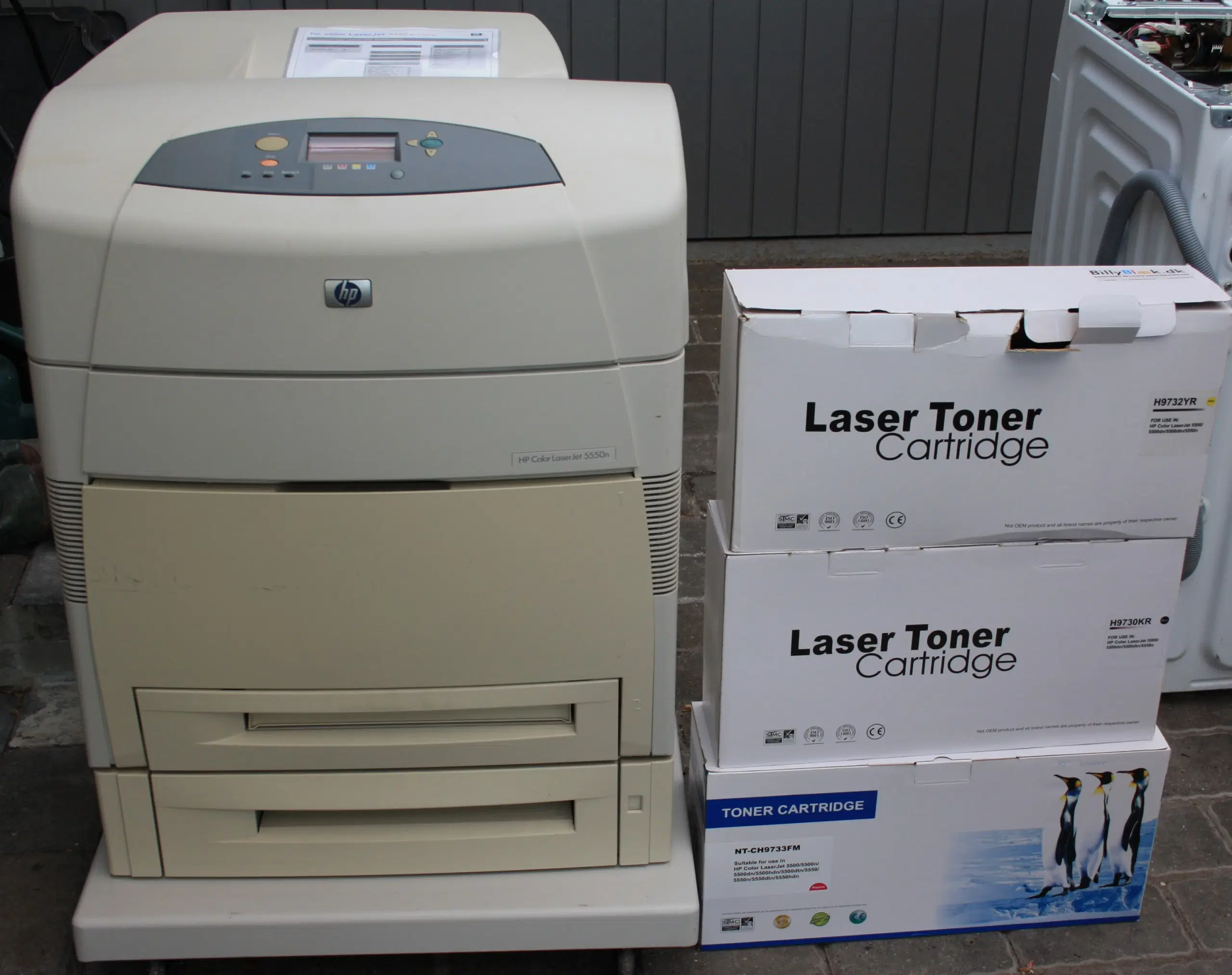 sort HP 5500 laserprinter sælges