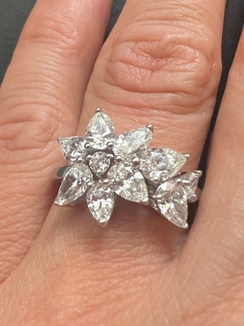 De Beers 258ct Cocktail Fizz Ring - Size 52