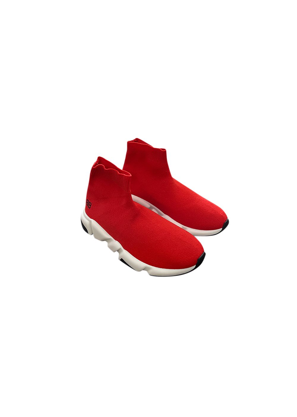 Boys Balenciaga Red stretch-knit Speed sock trainers Size 6 Years + Red ‘Rosso’ red speed sock trainer