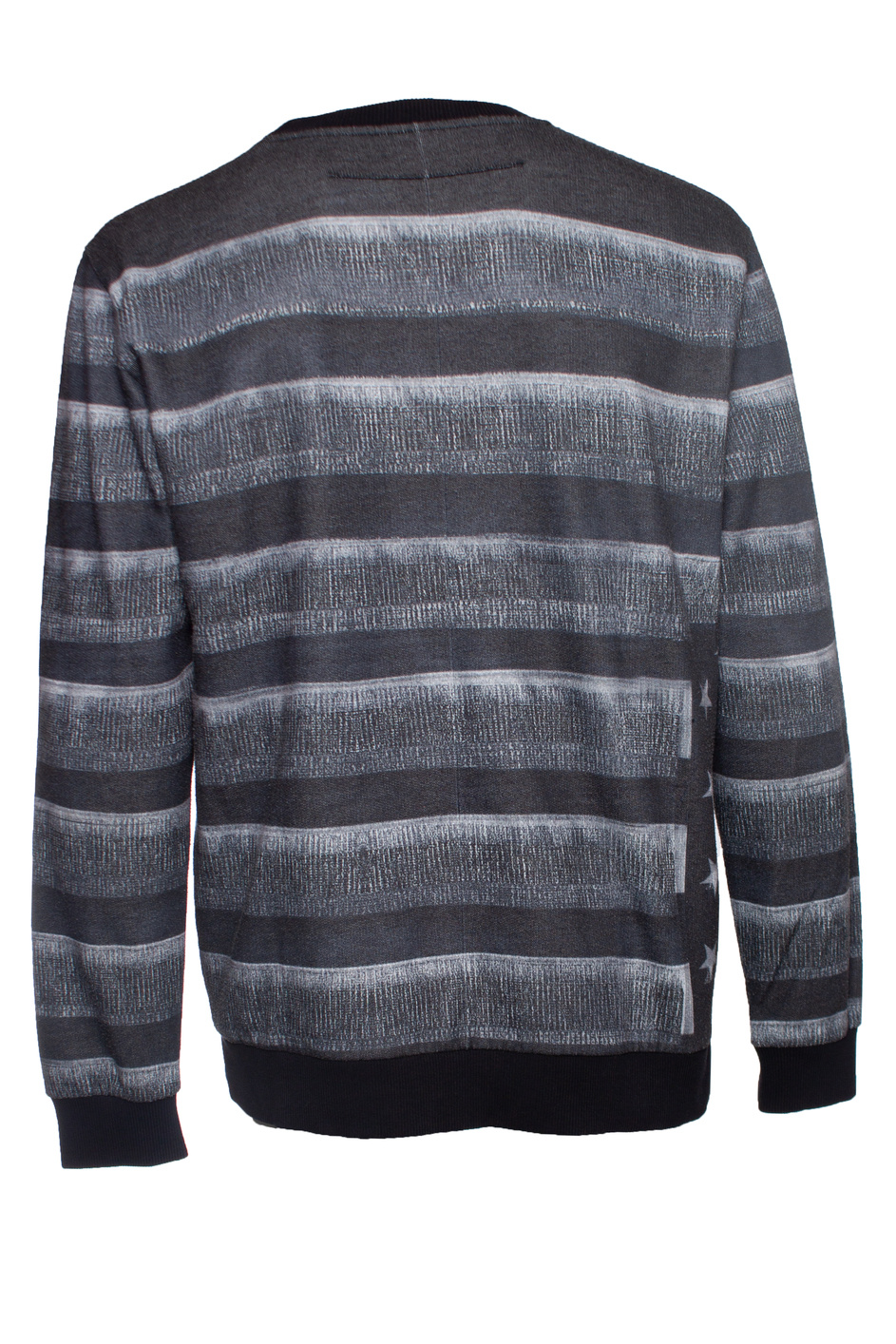 Preowned Givenchy Grey American Flag Crewneck Jumper Size 41 polyester