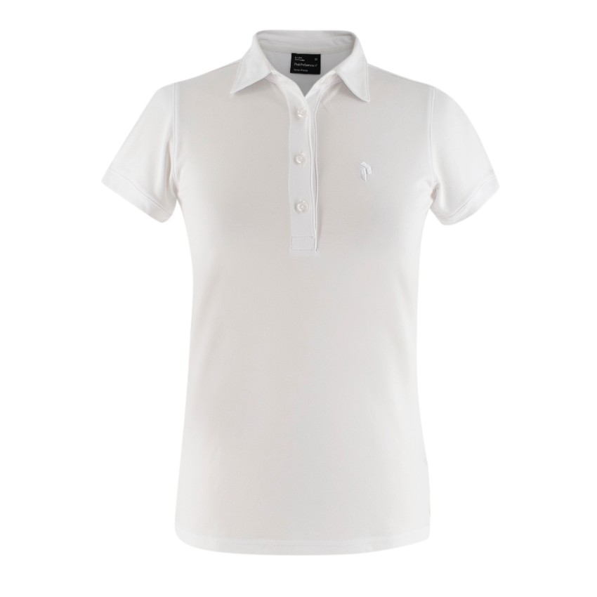 Peak Performance White Polo Shirt Size XS polyester