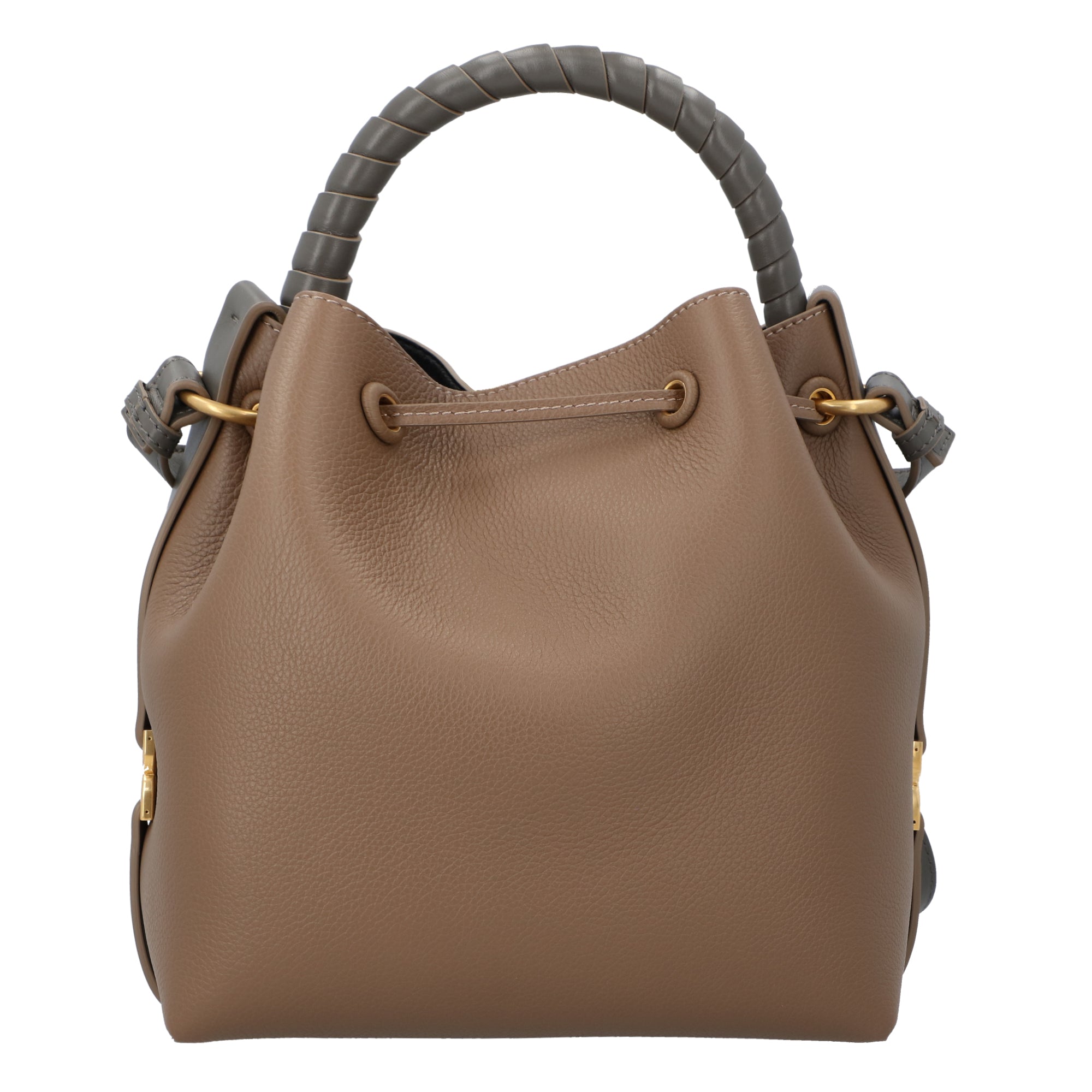 Chloe Chloé Brown Leather Marcie Bucket Bag brown | brown animal skin/calfskin