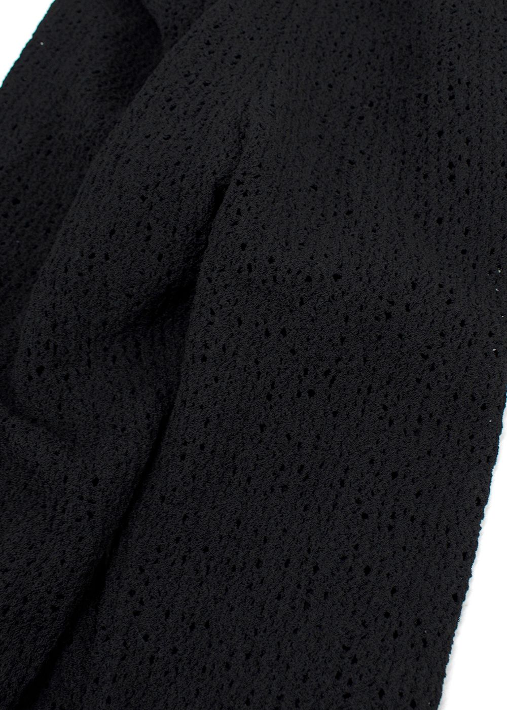 Loewe Black Knitted Leggings Size S viscose