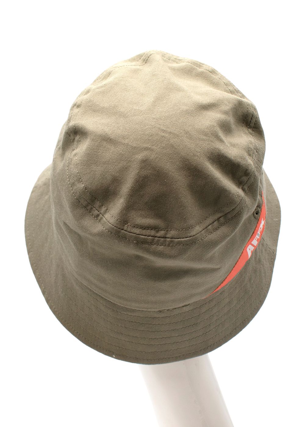 Men's Preowned AFFIX Khaki Cotton Bucket Hat Size L