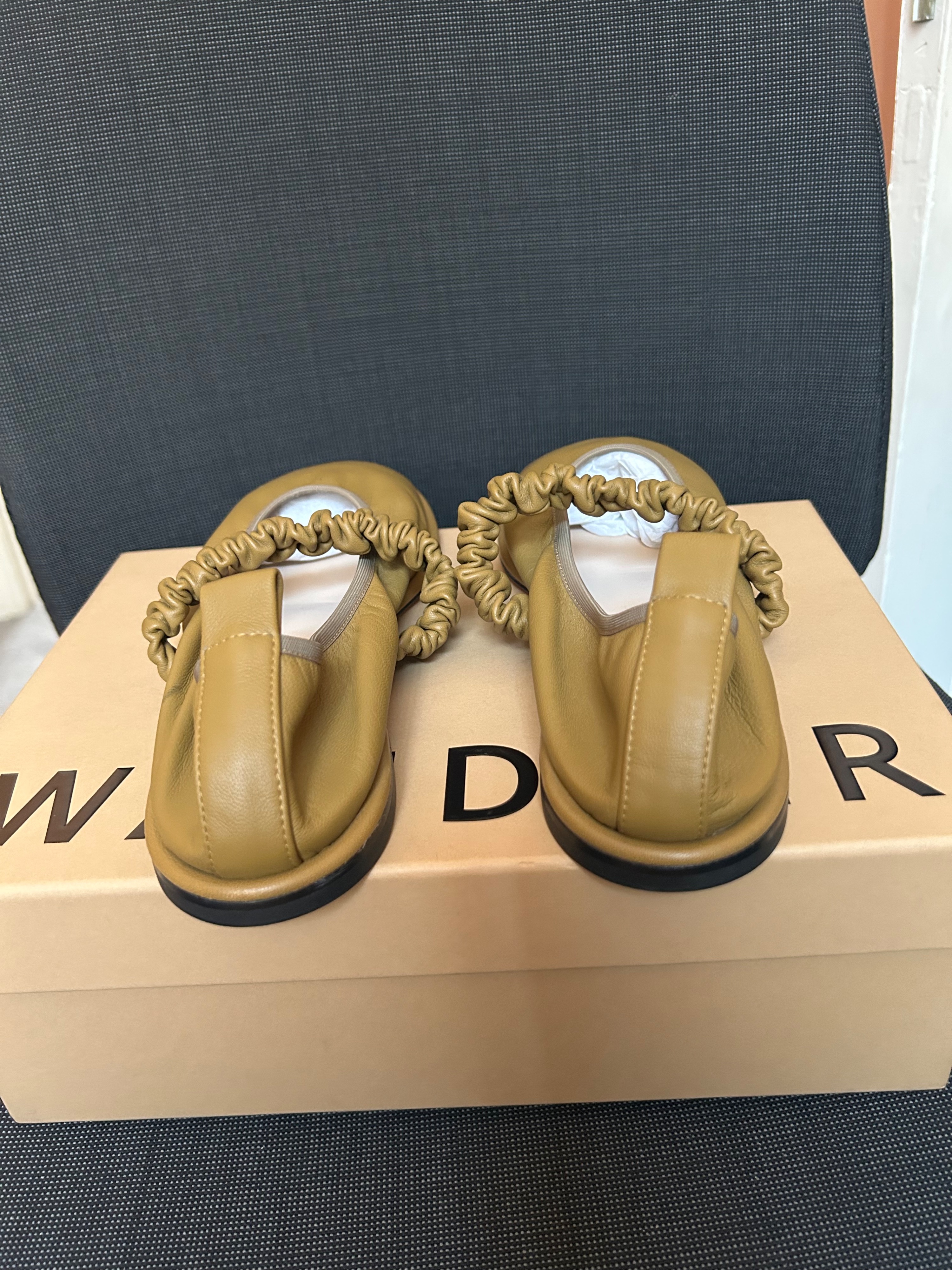 Wandler Leather Cedar Dash Ballerina Flats Size 37