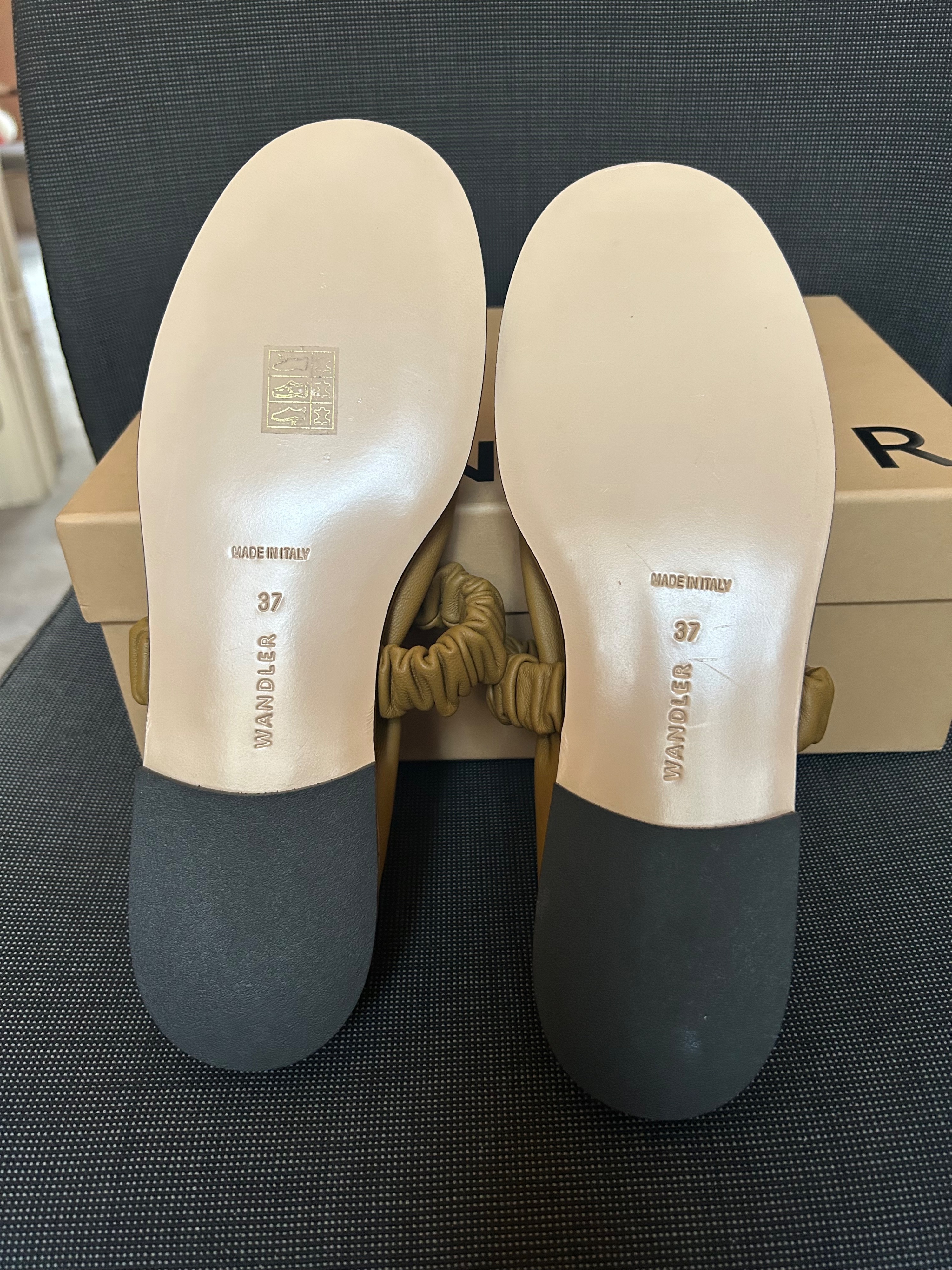 Wandler Leather Cedar Dash Ballerina Flats Size 37