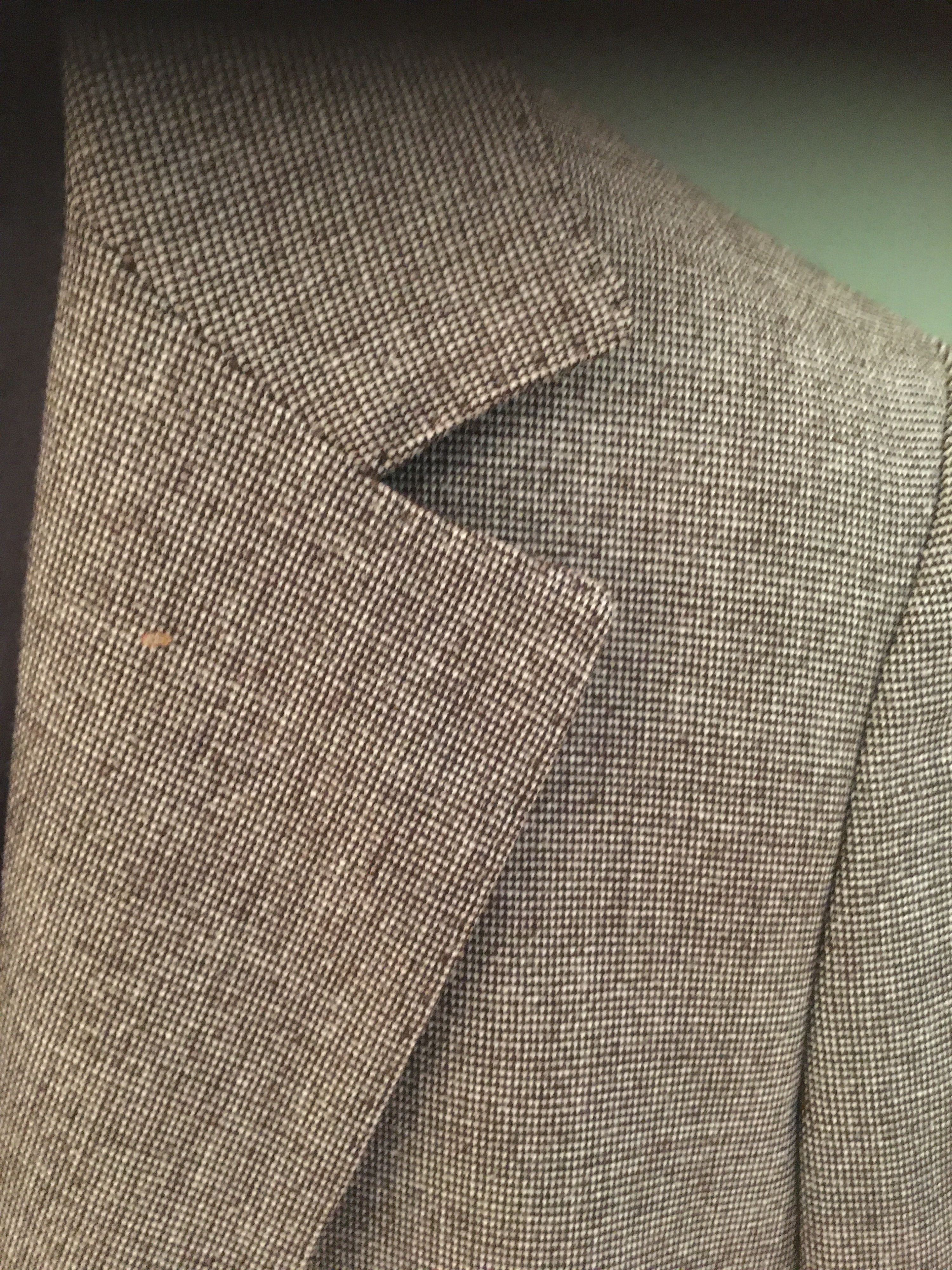 Preowned Loro Piana Grey marl wool-blend blazer Size XS wool