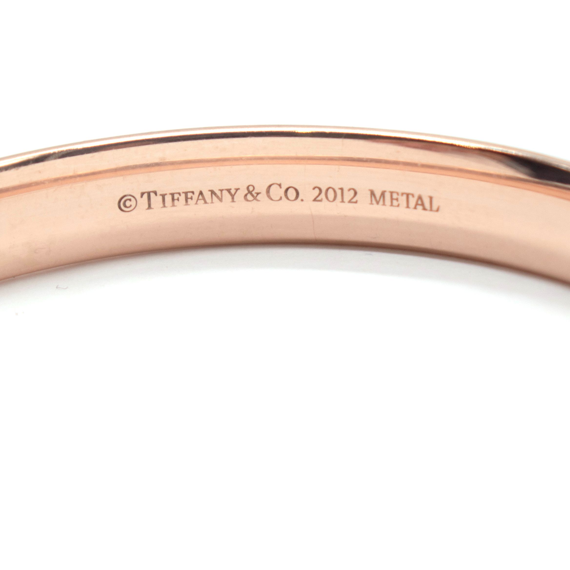 Preowned Tiffany  Co Rubedo 1837 Bangle rose gold metal