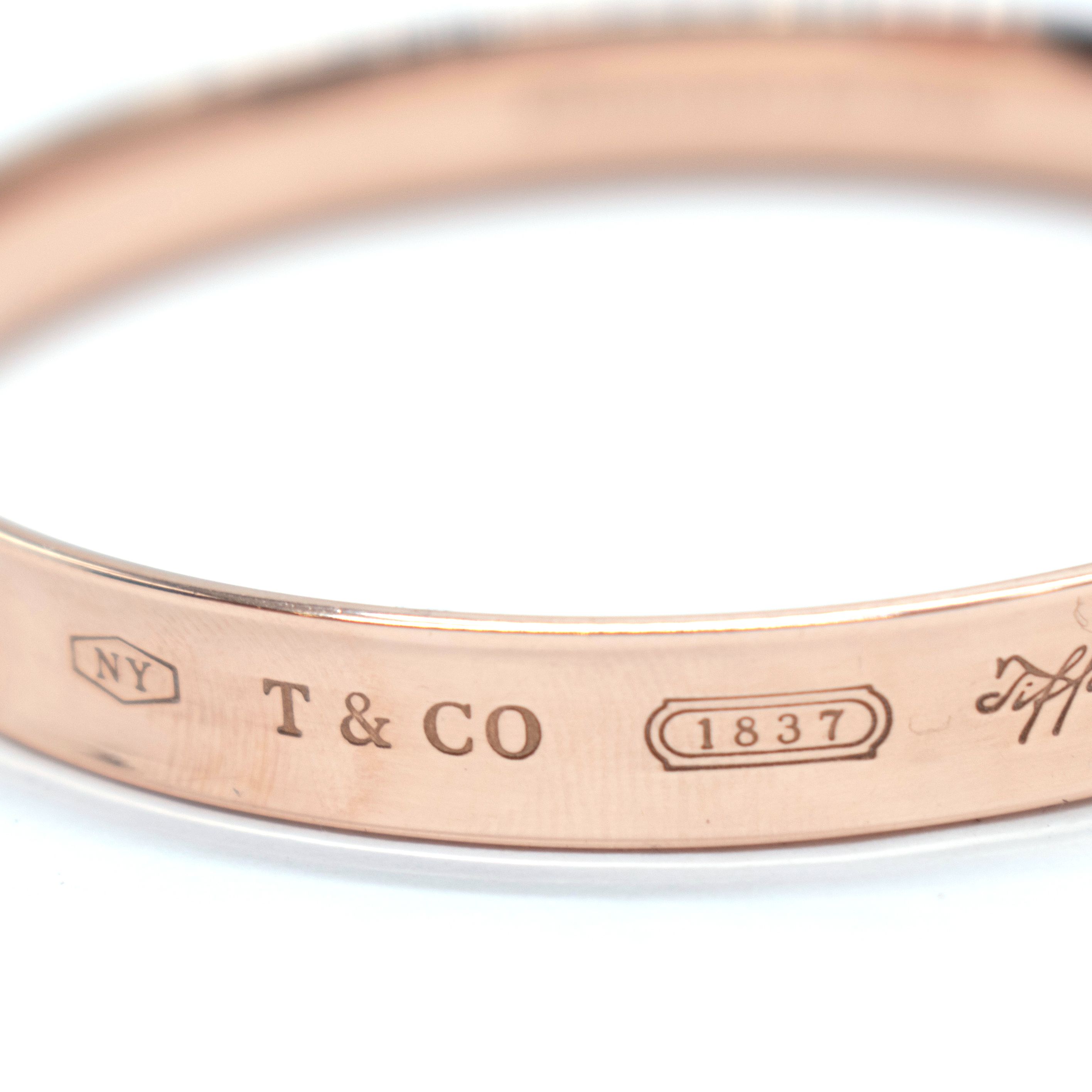 Preowned Tiffany  Co Rubedo 1837 Bangle rose gold metal