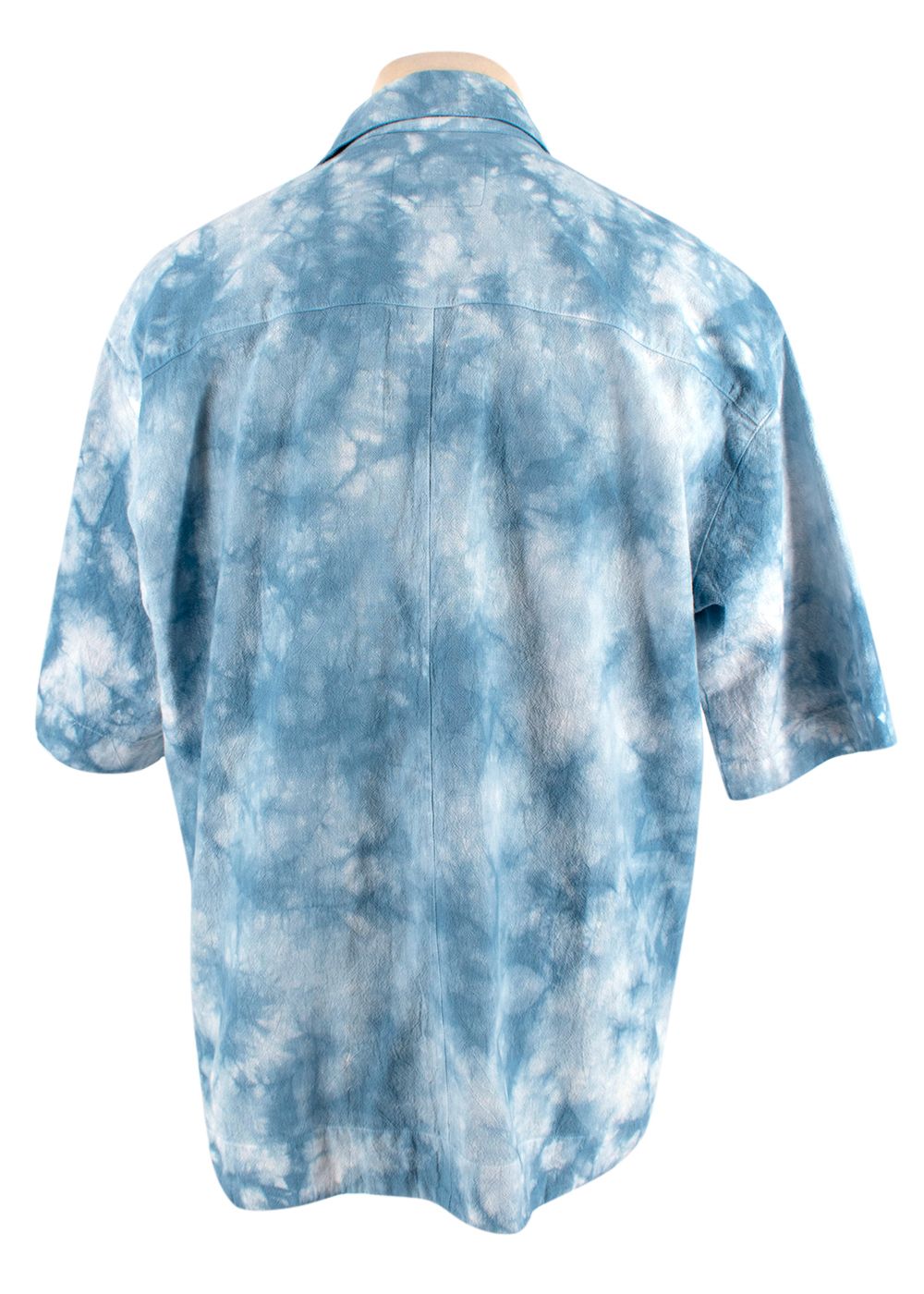 Men's Nicholas Daley Blue Tie-dye Shirt Size M cotton