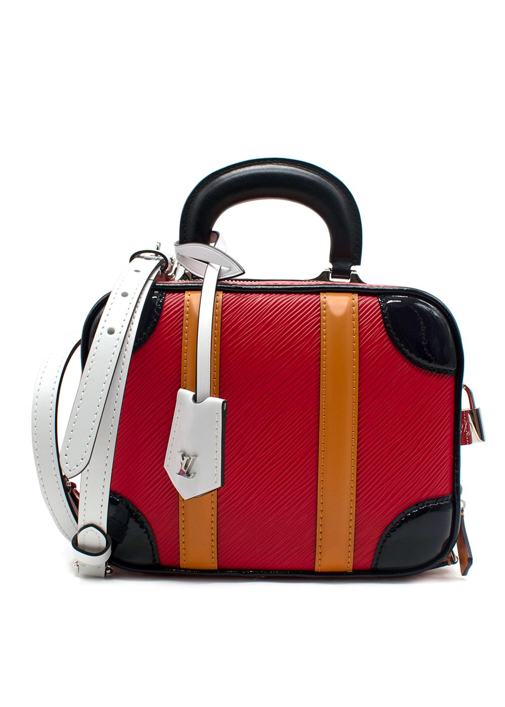 Preowned Louis Vuitton Multi Coloured Epi Leather Valisette Red/Black/Orange