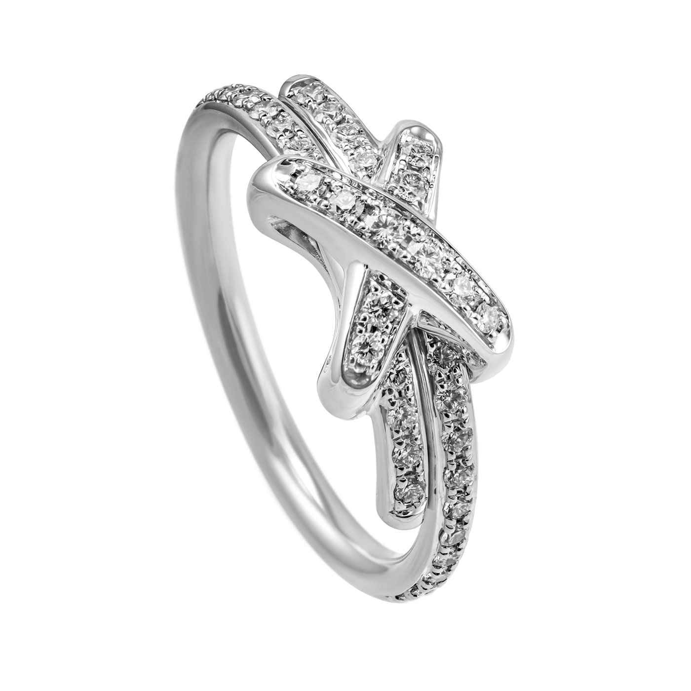 Chaumet Pave Diamond Liens White Gold Ring