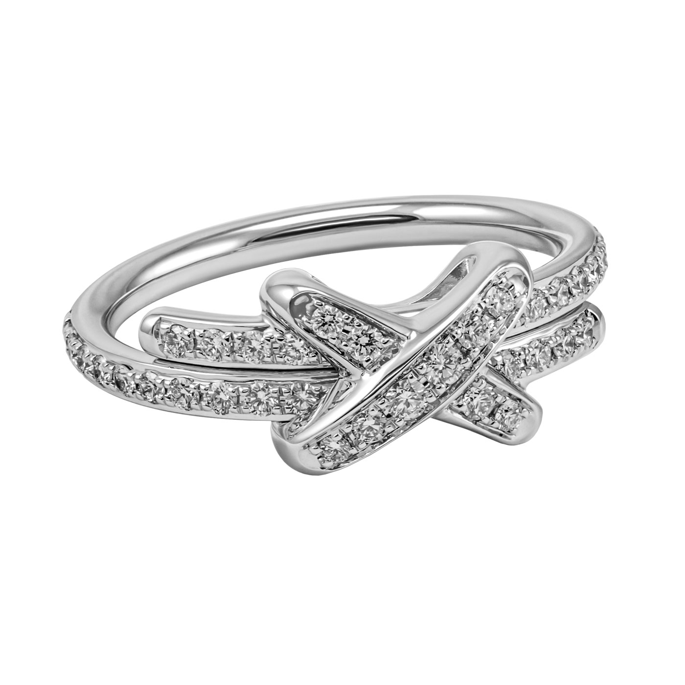 Chaumet Pave Diamond Liens White Gold Ring