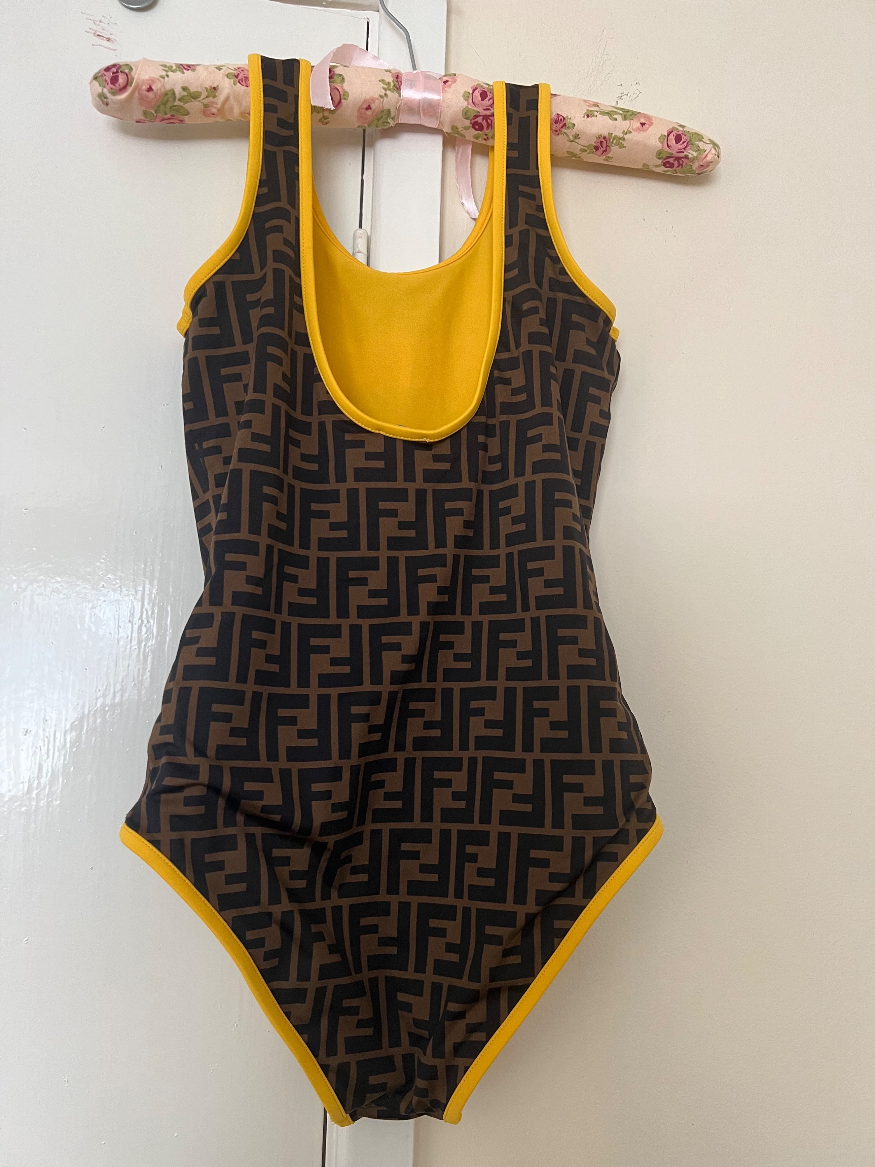 Boys Fendi Kids Monogram Swimsuit Size 10 Years + Multicoloured polyester