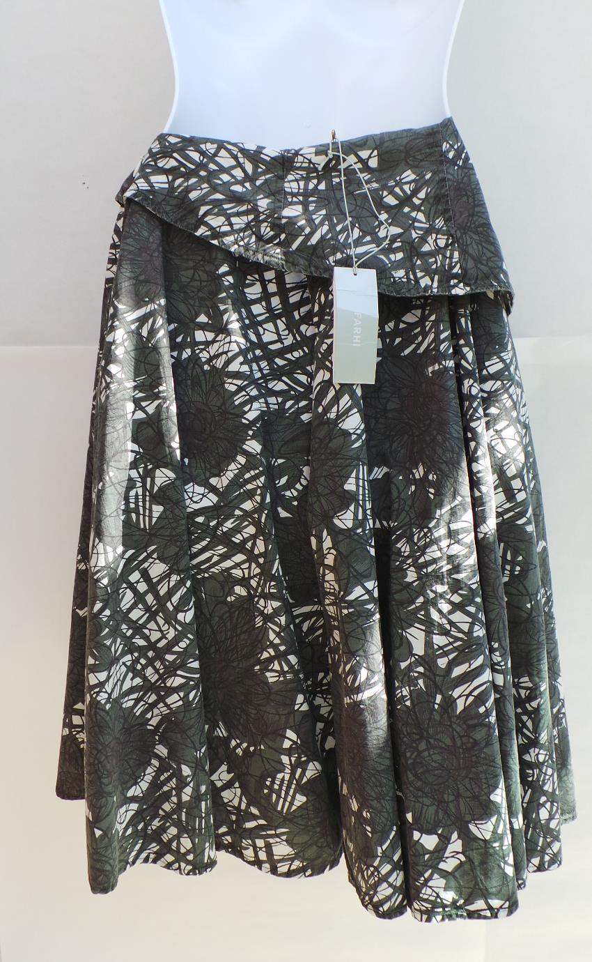 Farhi cotton skirt Size XXS Grey