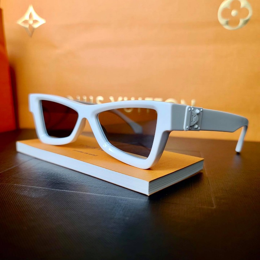 Preowned Louis Vuitton Skepticals White Sunglasses plastic