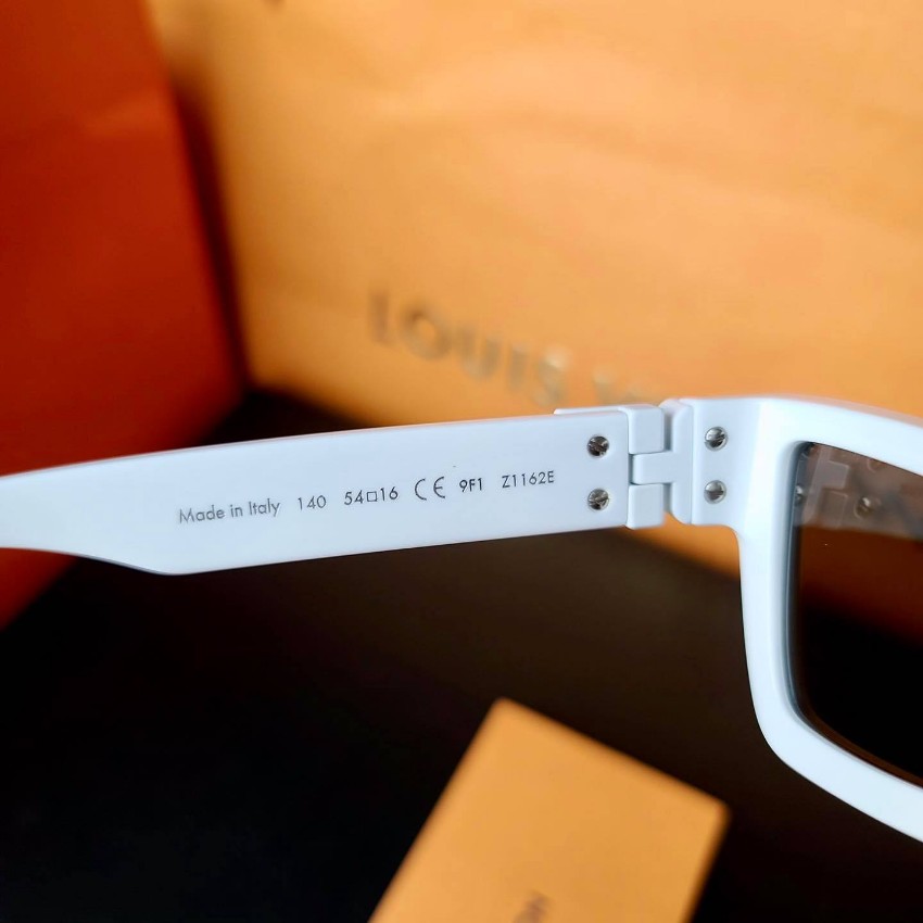 Preowned Louis Vuitton Skepticals White Sunglasses plastic