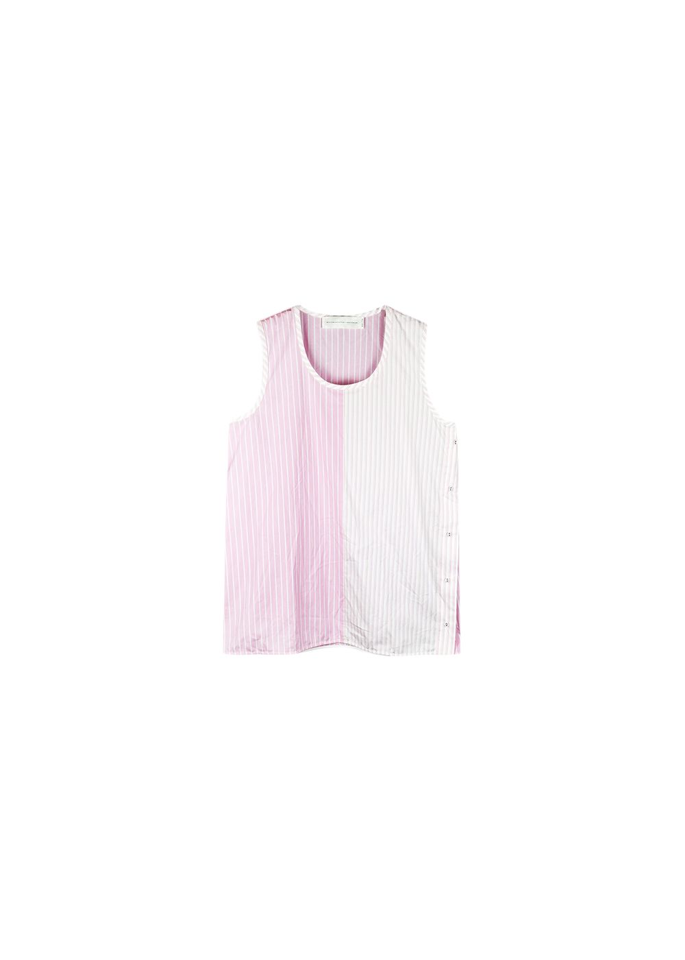 Victoria Beckham Candy Stripe Vest Size XS Pink cotton